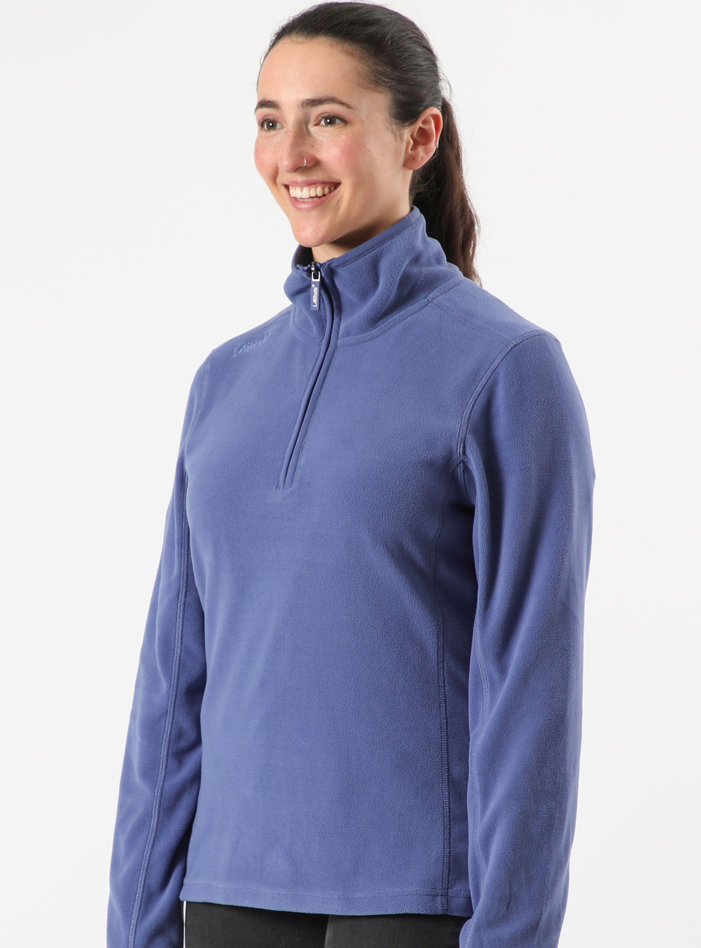 Polerón Liso Polar liviano 1/4 Zip-0