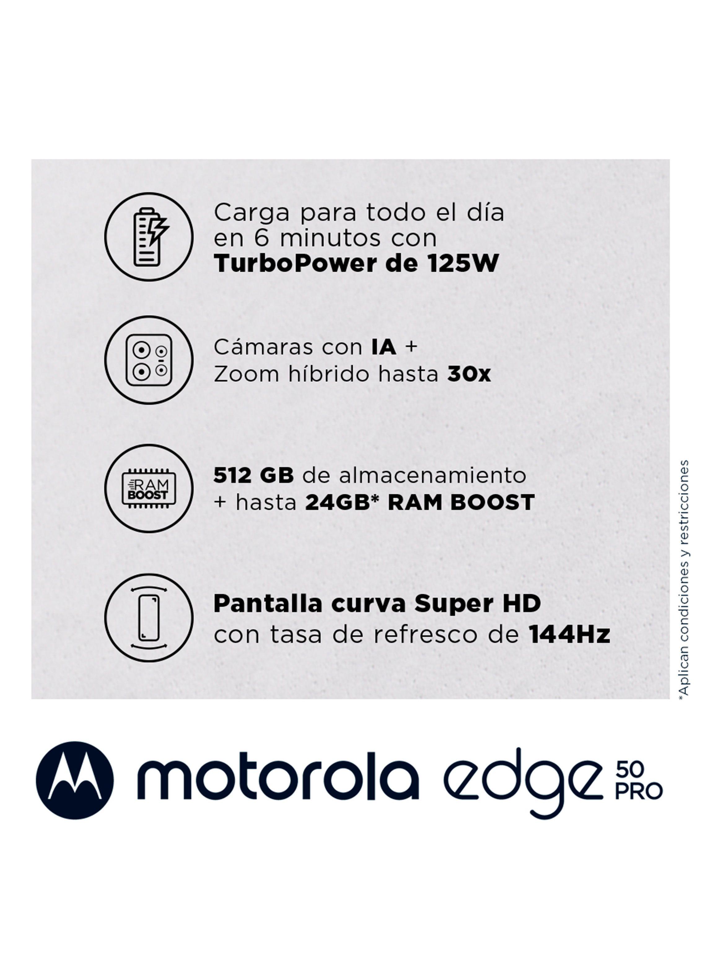 Smartphone Edge 50 Pro 5G 512GB 6.6" Morado Liberado-4