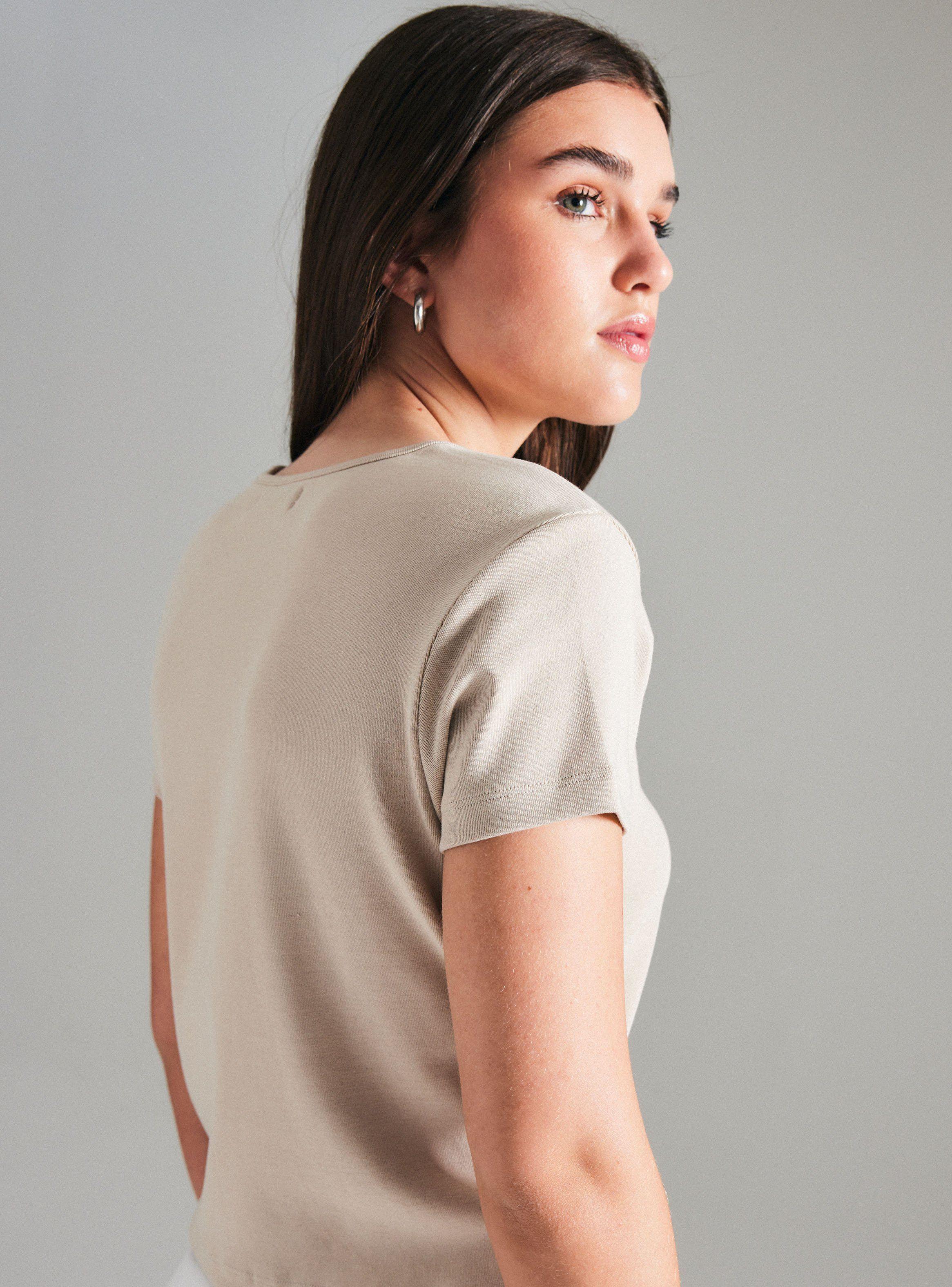 Polera Básica Crop-3