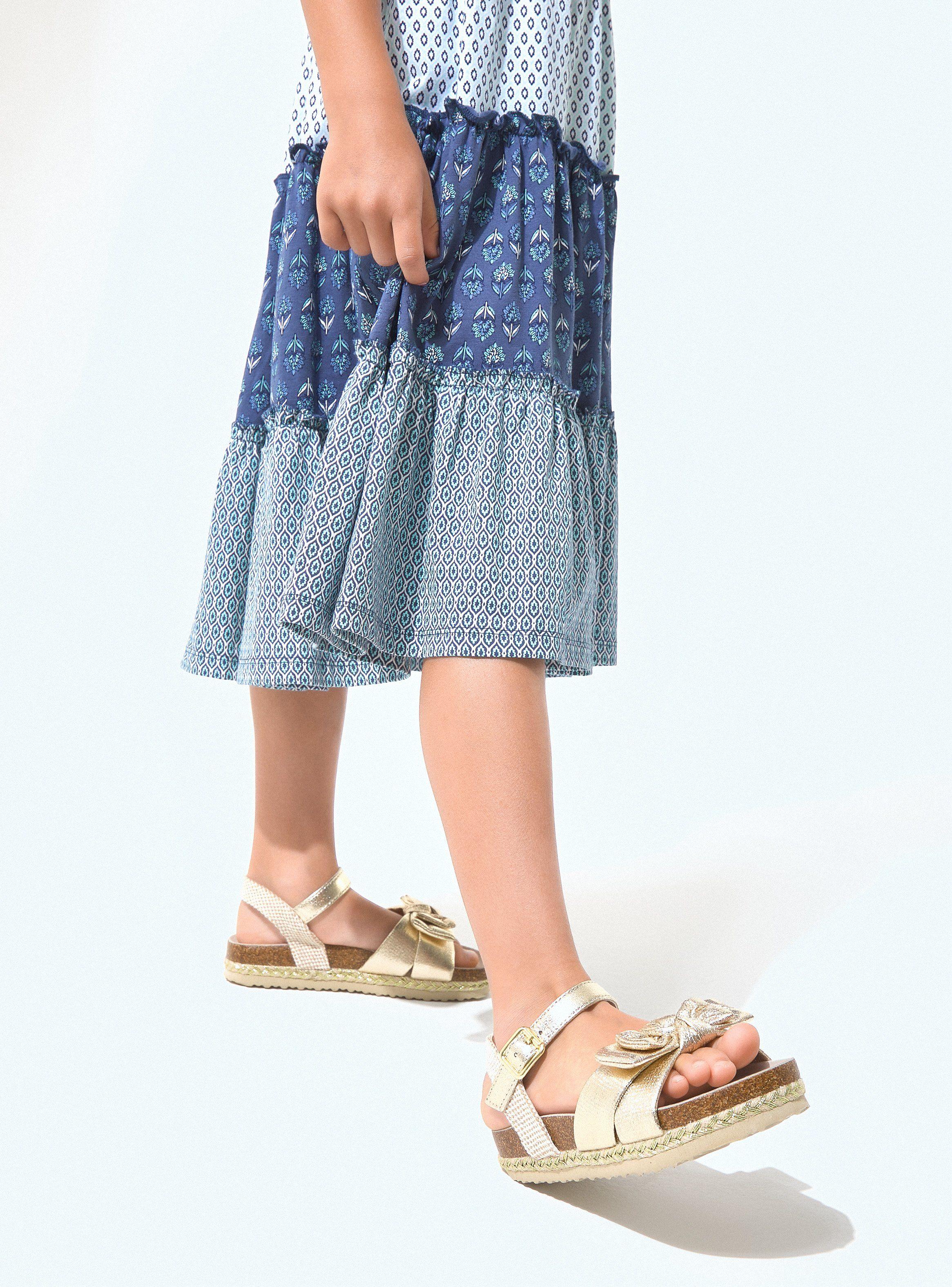 Sandalia Diseño con Cinta y  Hebilla al Tobillo Niña-0