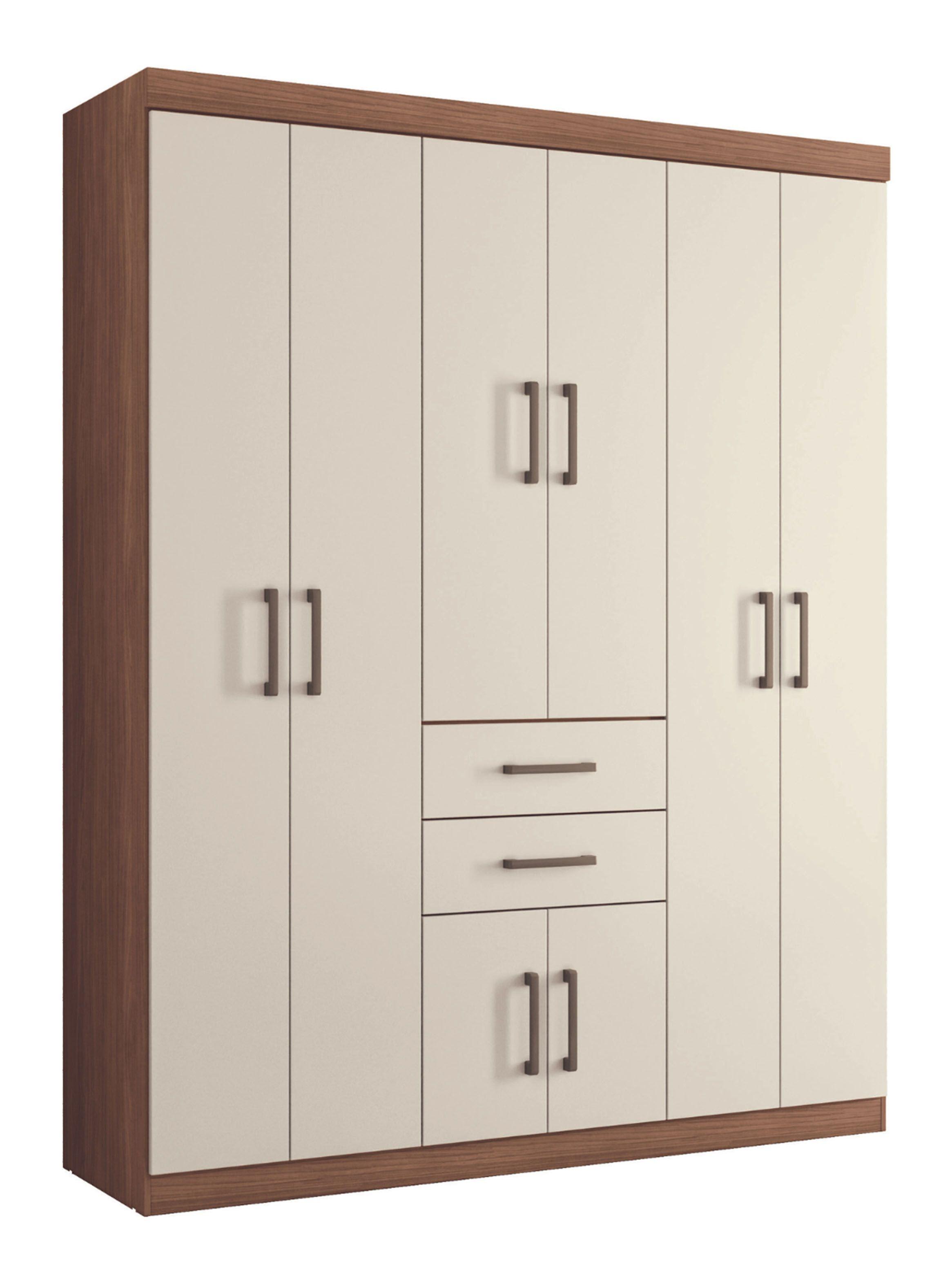 Clóset Verona 8 Puertas 2 Cajones Jatoba Arena-0