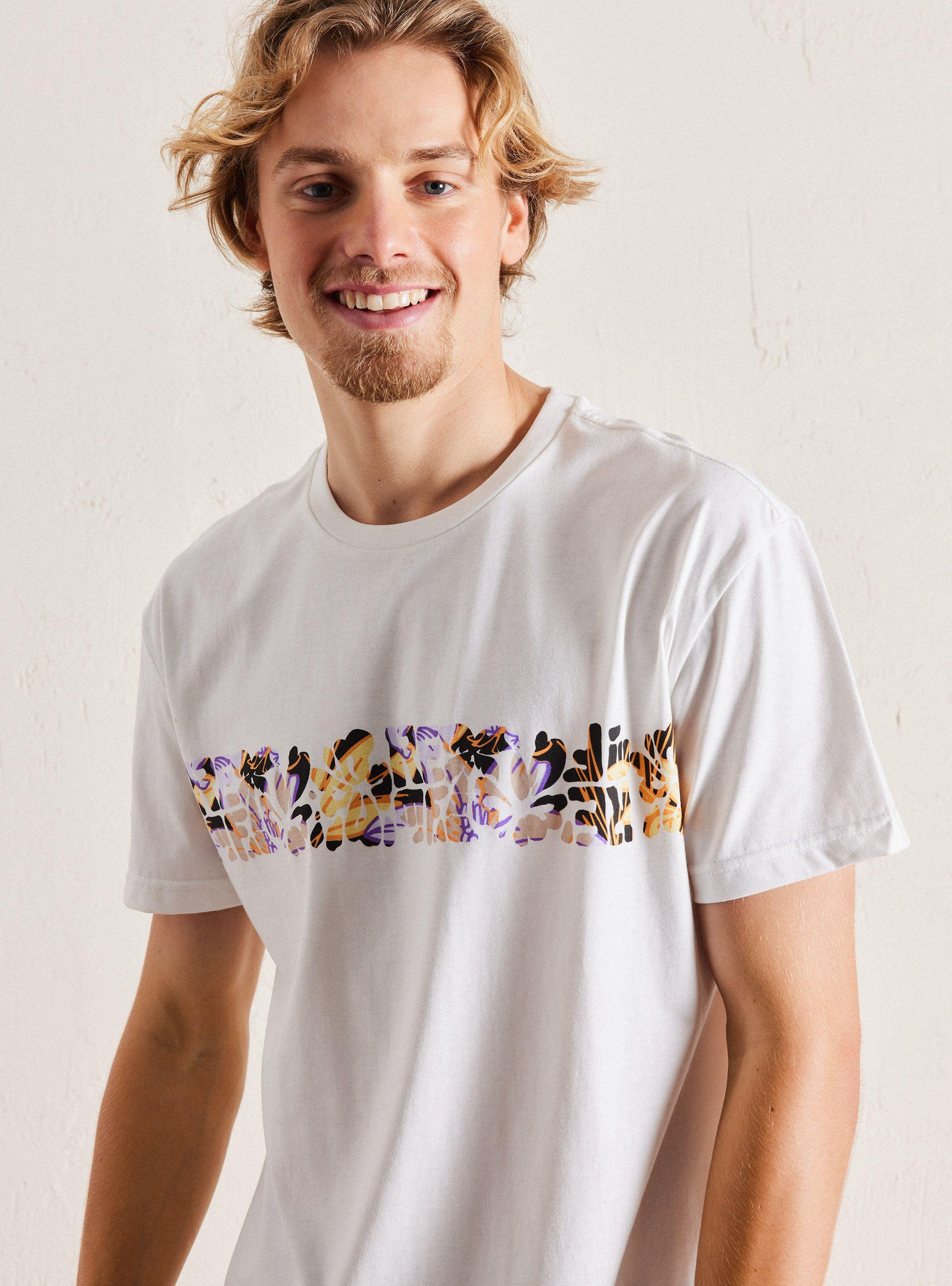Polera Diseño Estampado Frontal Spring-2
