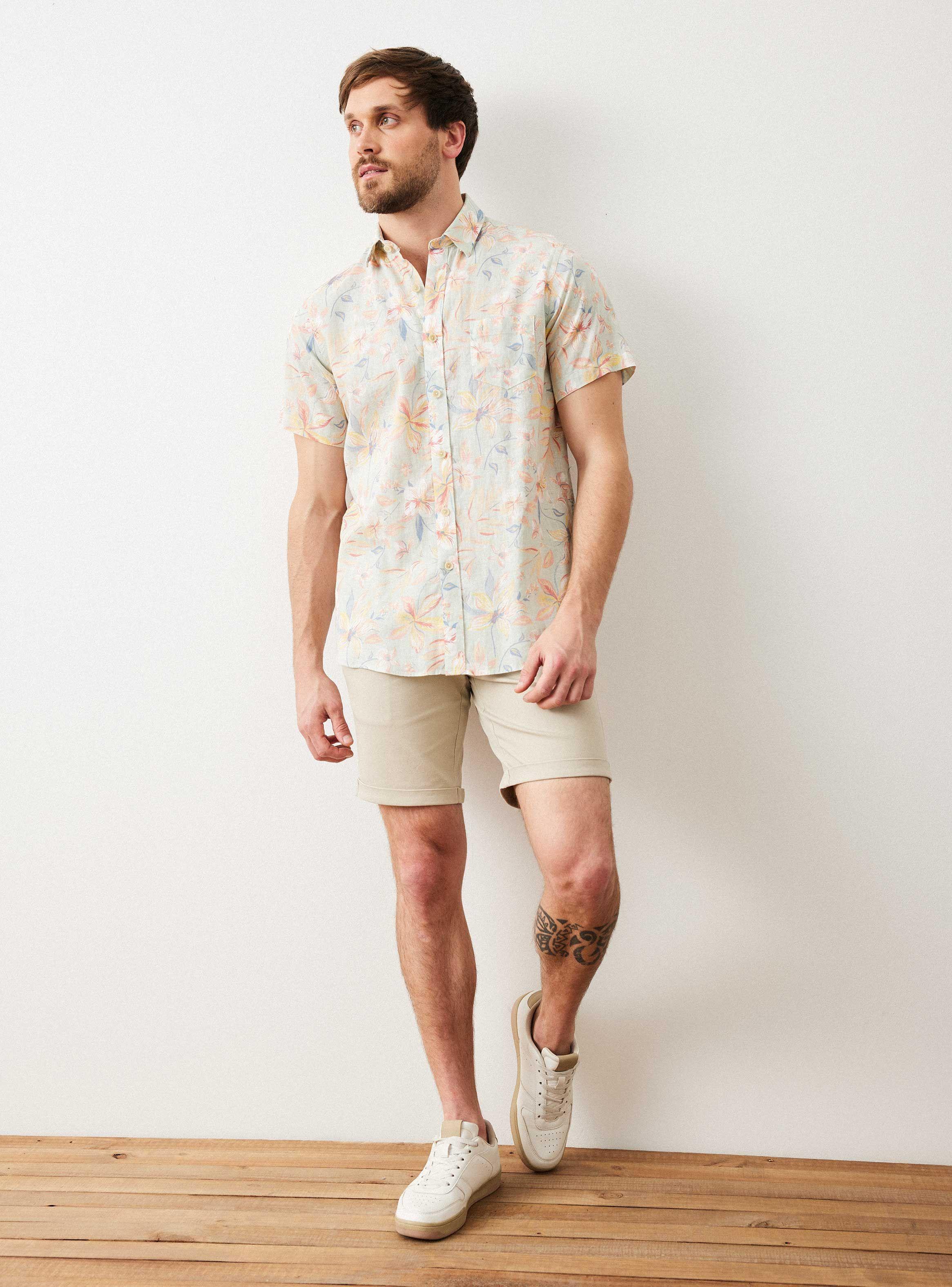 Camisa Manga Corta Tropical-4