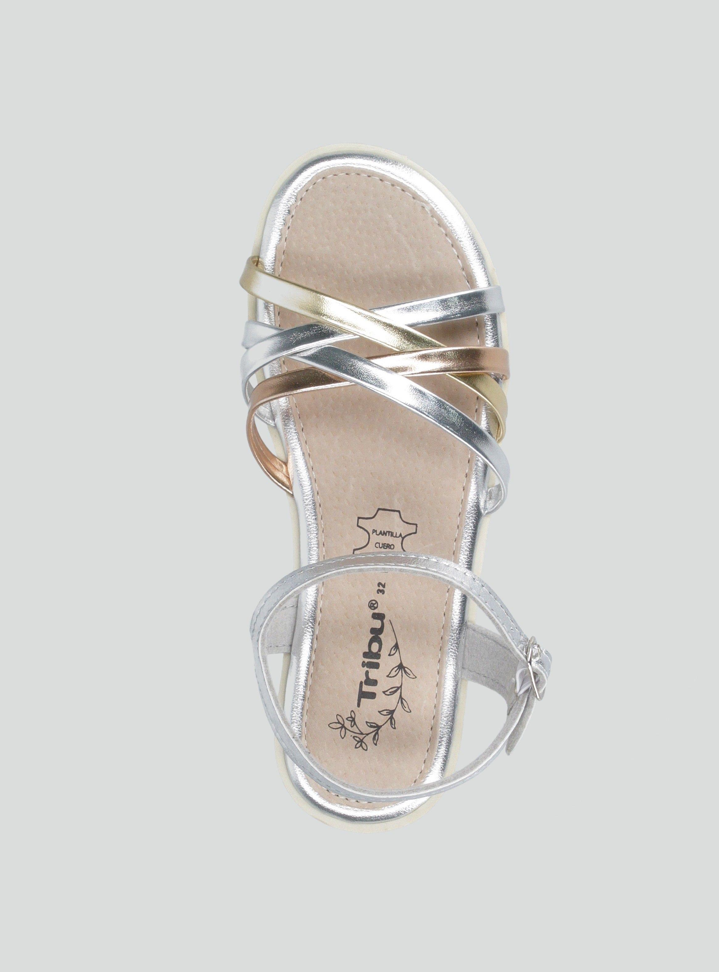 Sandalia Vestir Tiras Cruzadas Niña-3