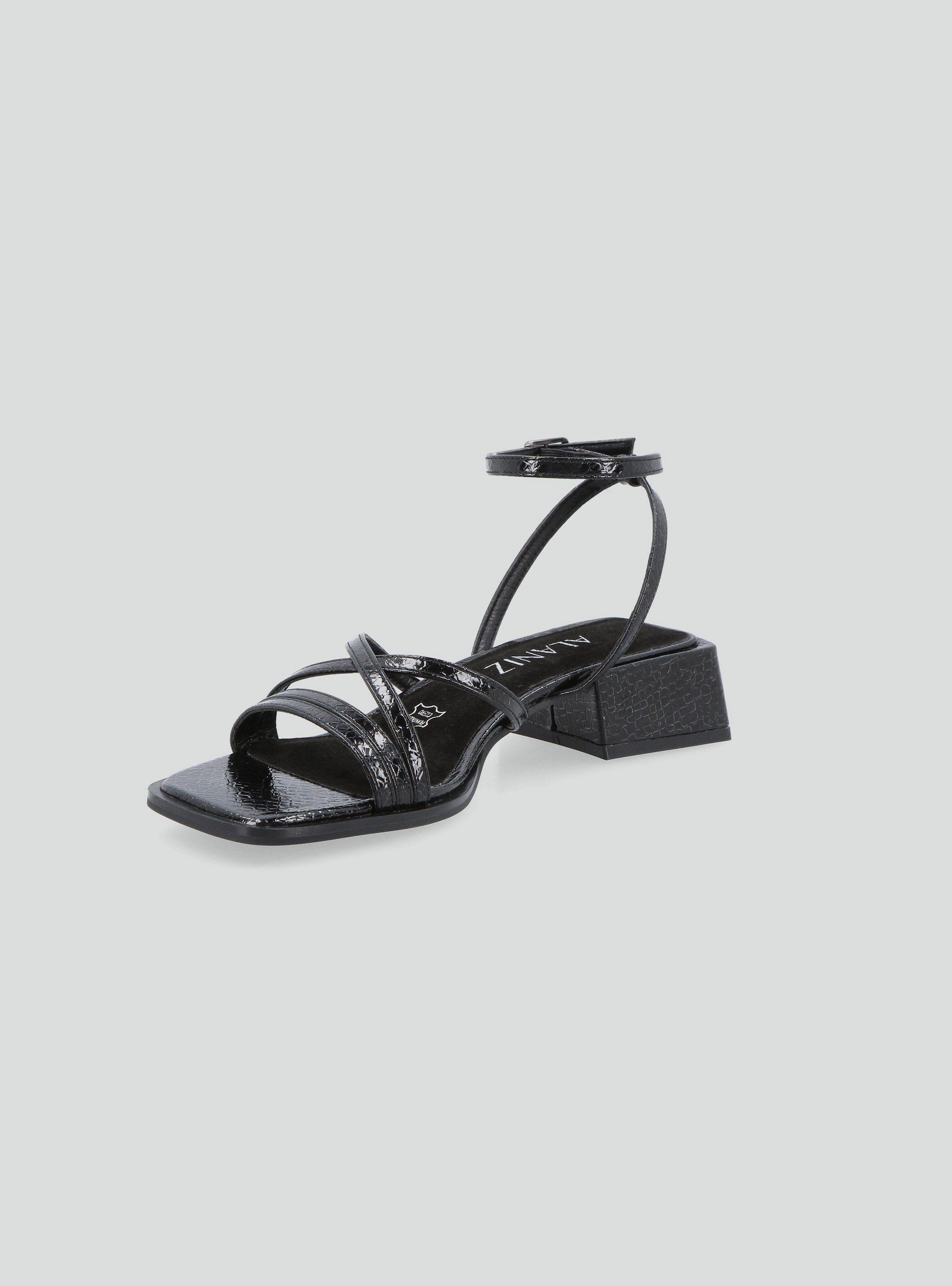 Sandalia Multistrap Look Metalizado Mujer-2
