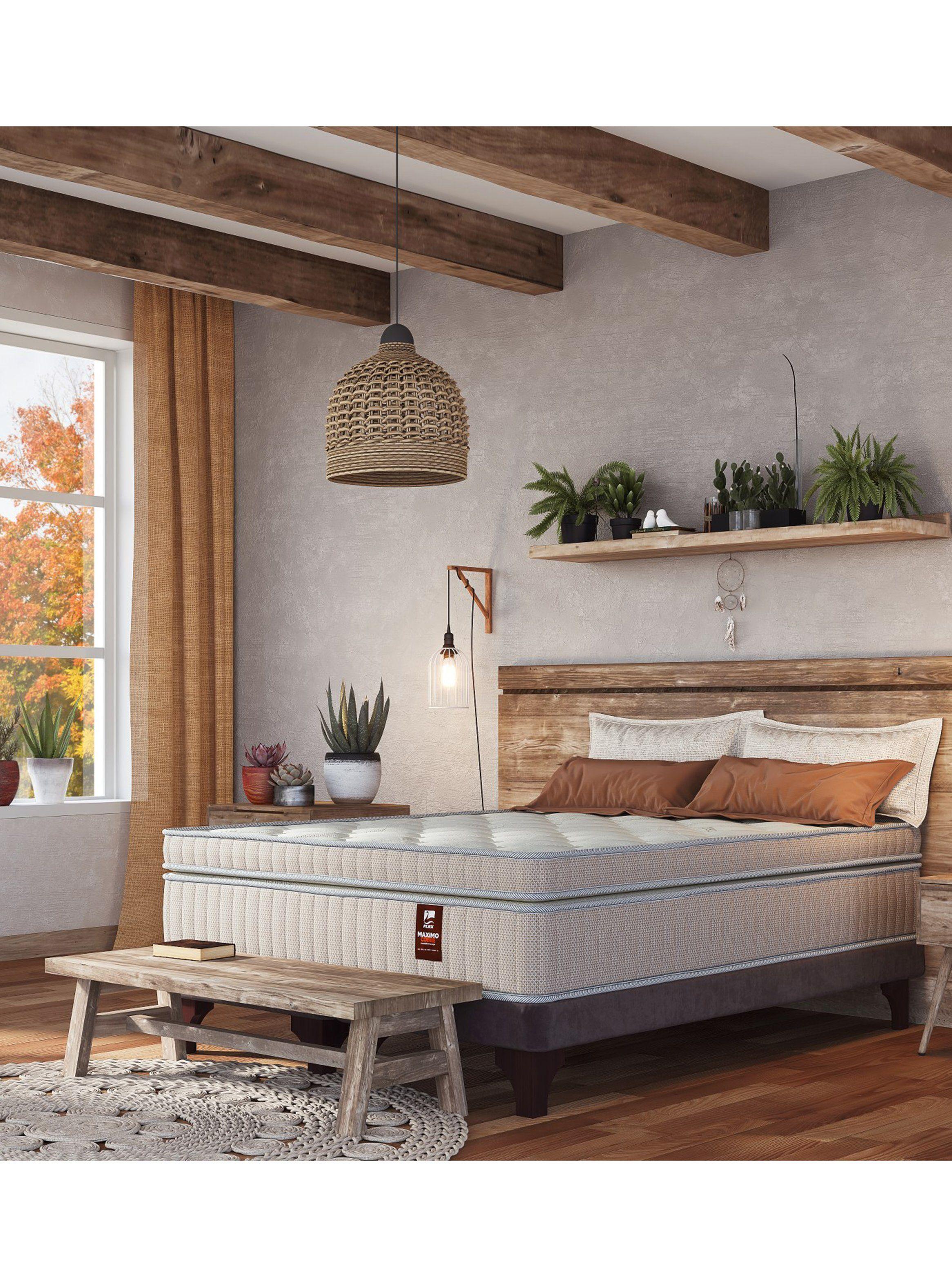 Cama Europea Máximo Cobre King + Respaldo Lorraine-5