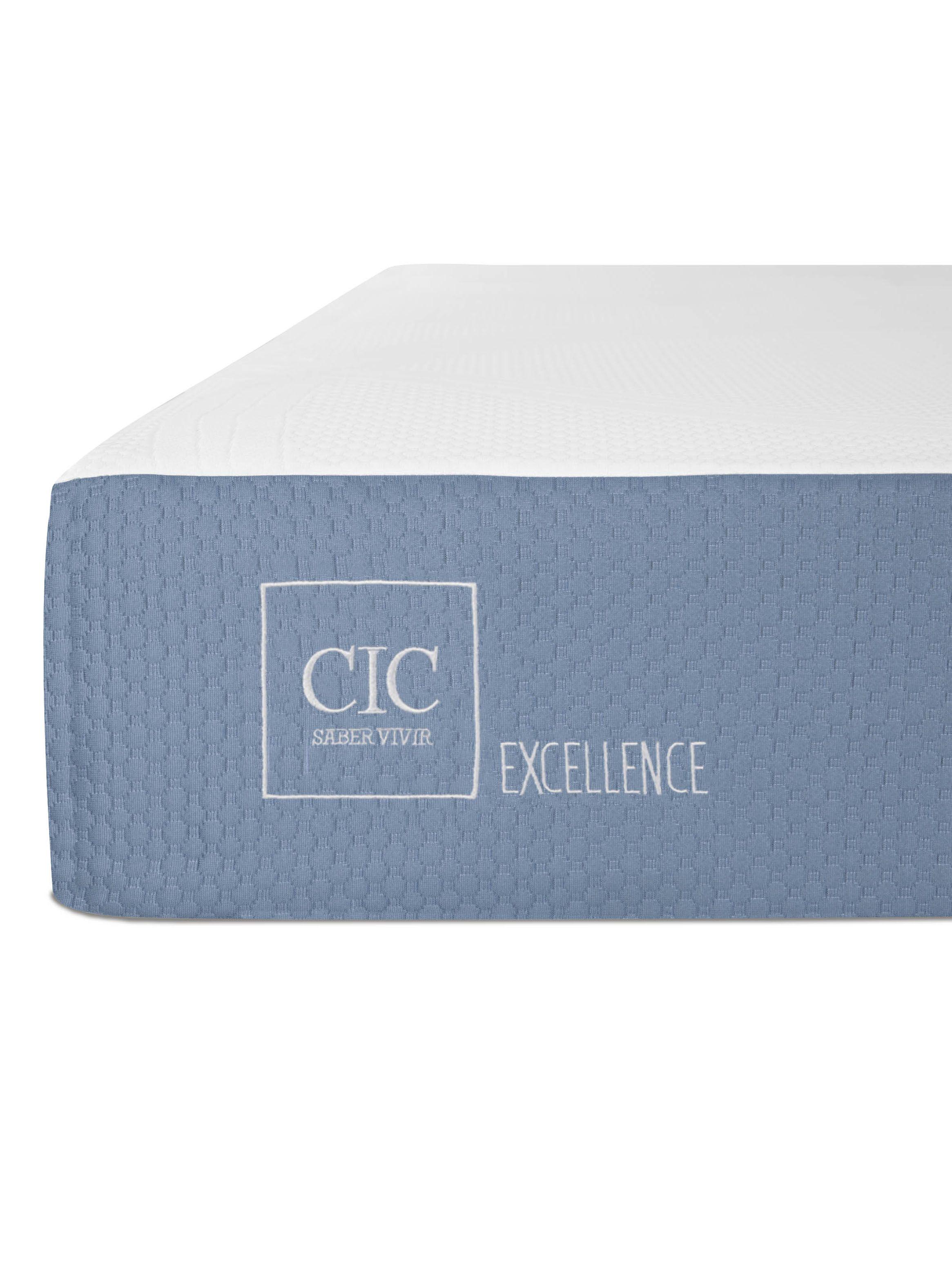 Cama Europea Excellence 2 Plazas + Set Dublin Gris-5