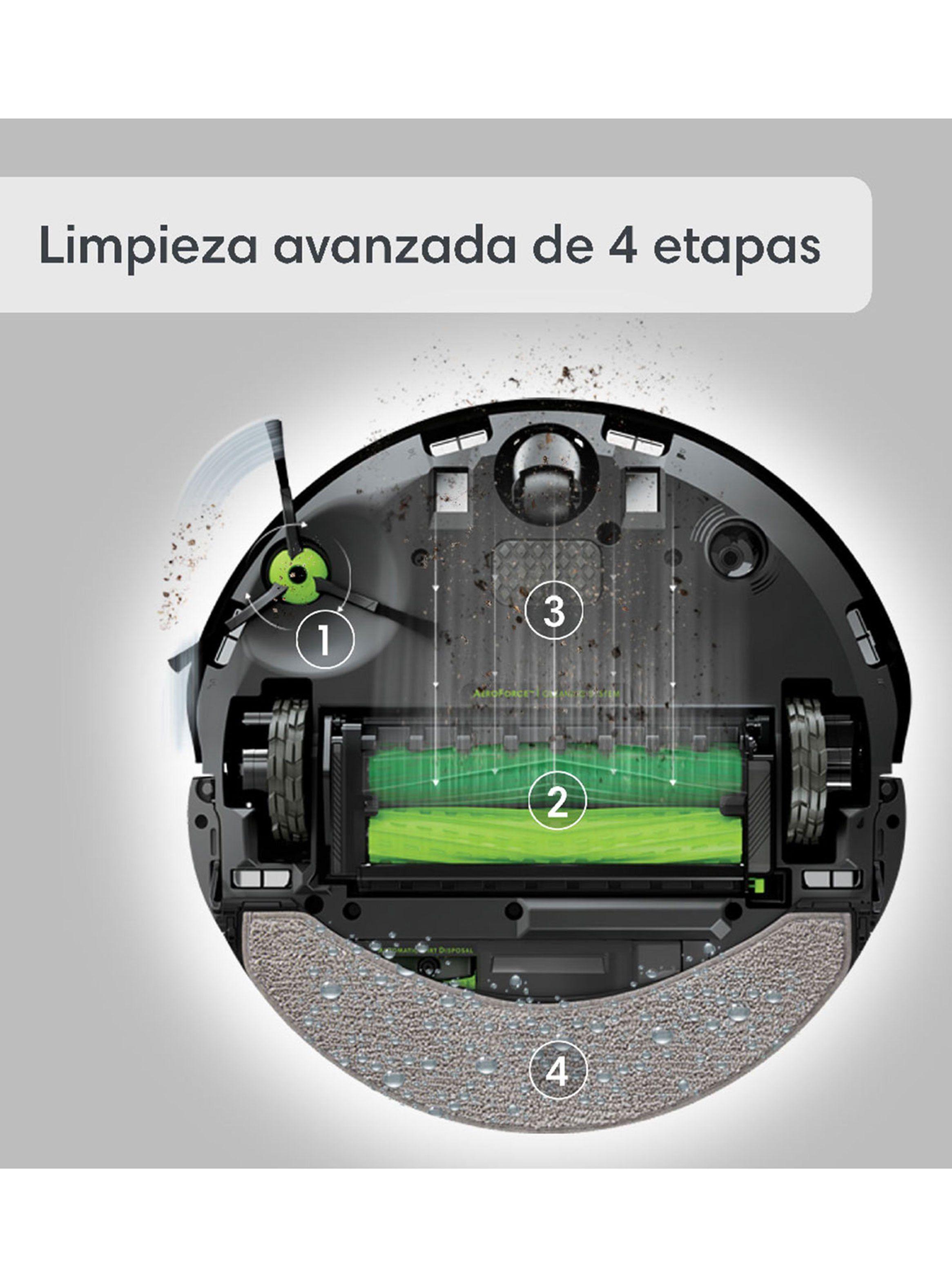 Aspiradora y Trapeadora Robot 2 en 1 Roomba Combo J9+-4