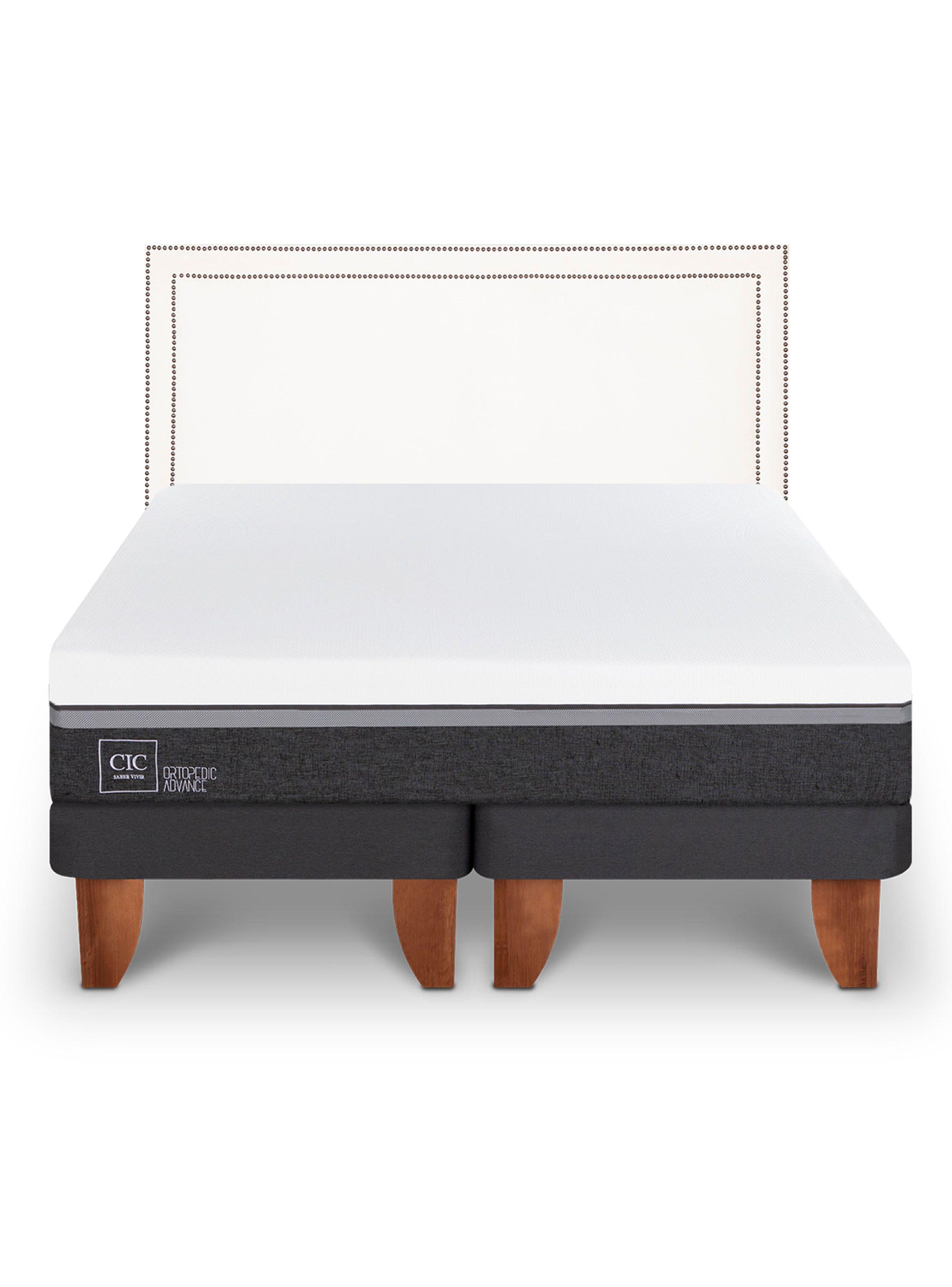 Cama Europea Ortopedic Advance 2 Plazas Base Dividida Respaldo Danubio-2