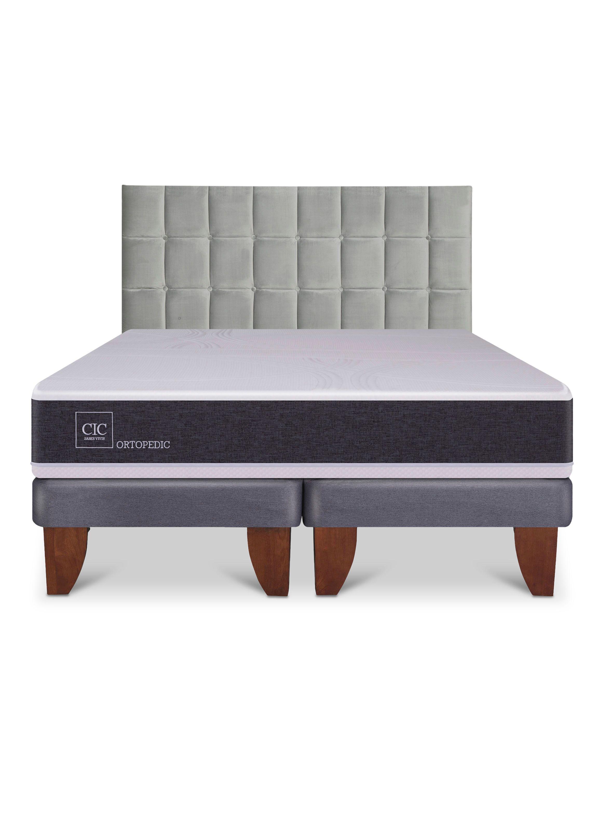 Cama Europea New Ortopedic King Respaldo Sile-2