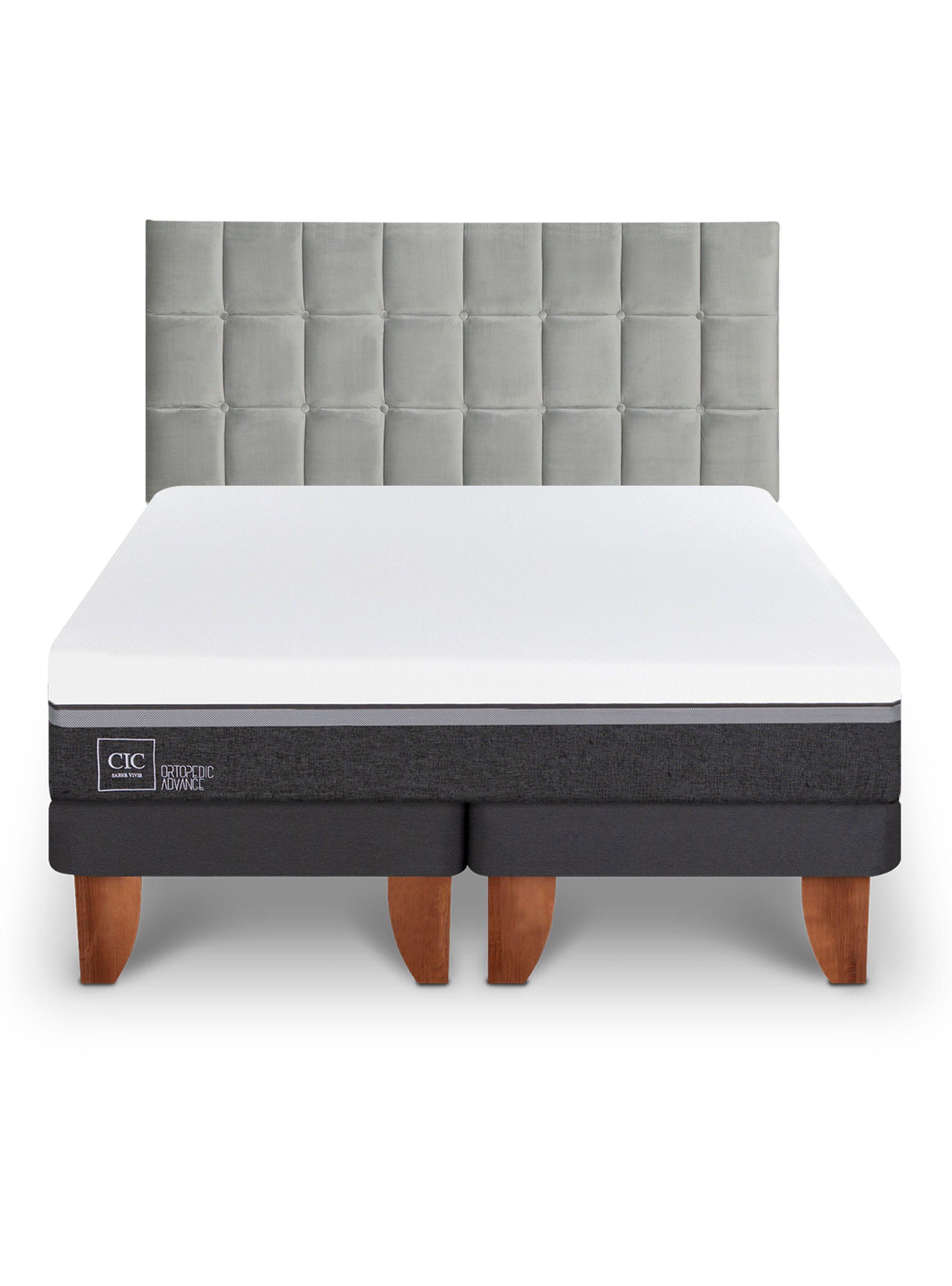 Cama Europea Ortopedic Advance 2 Plazas Base Dividida Respaldo Sile-2
