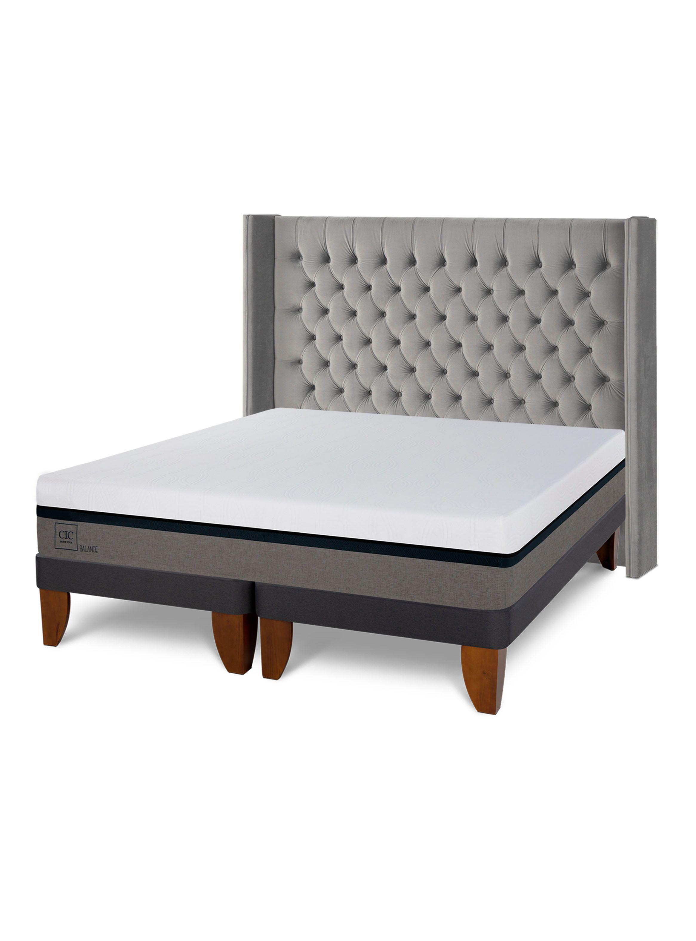 Cama Europea Balance King Respaldo Sesia-0