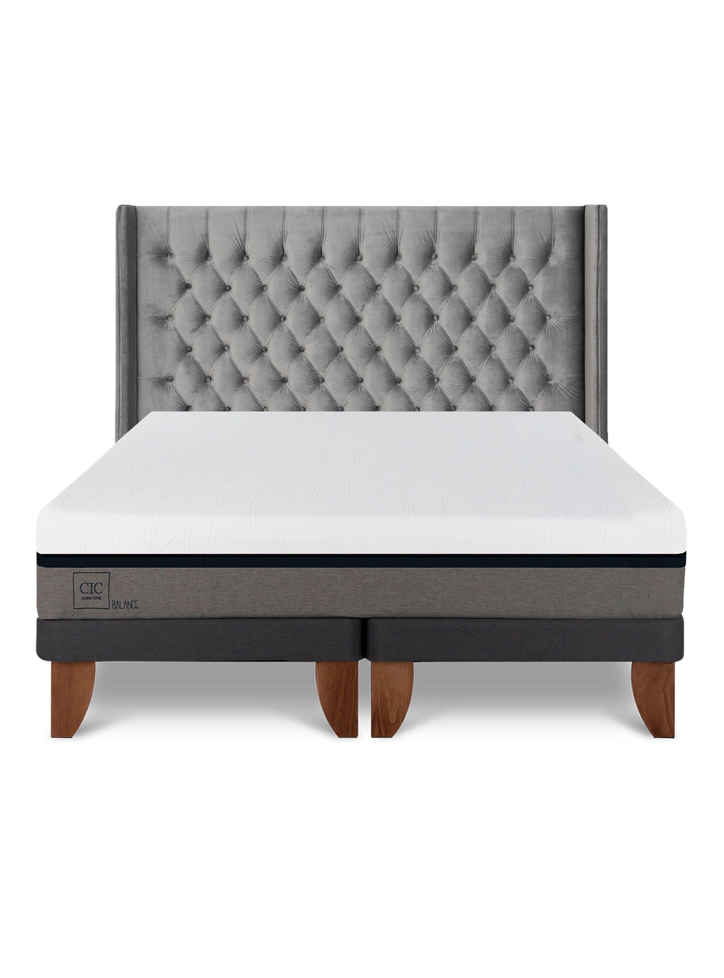 Cama Europea Balance King Respaldo Sesia-2