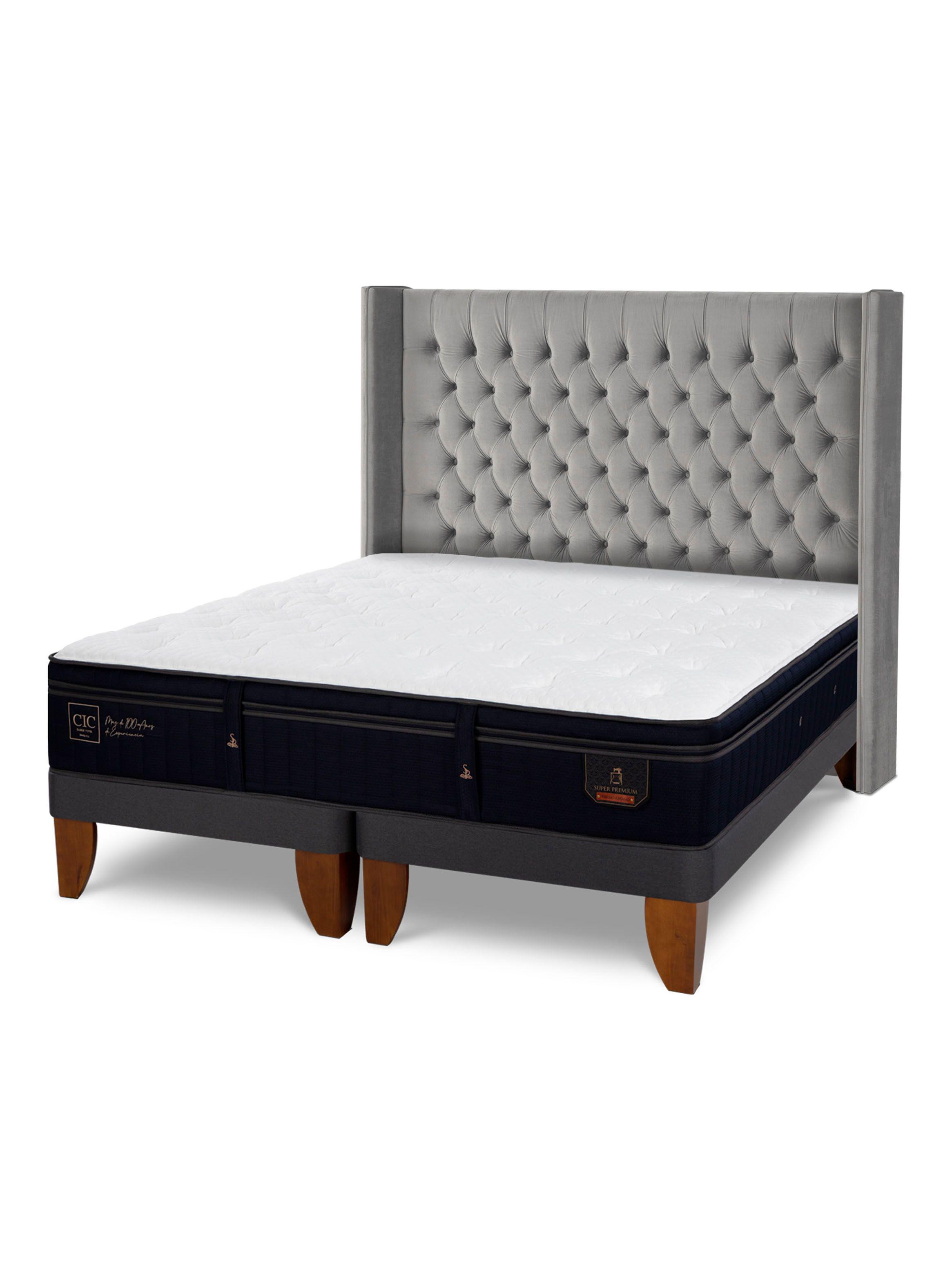 Cama Europea Super Premium King Respaldo Sesia-0