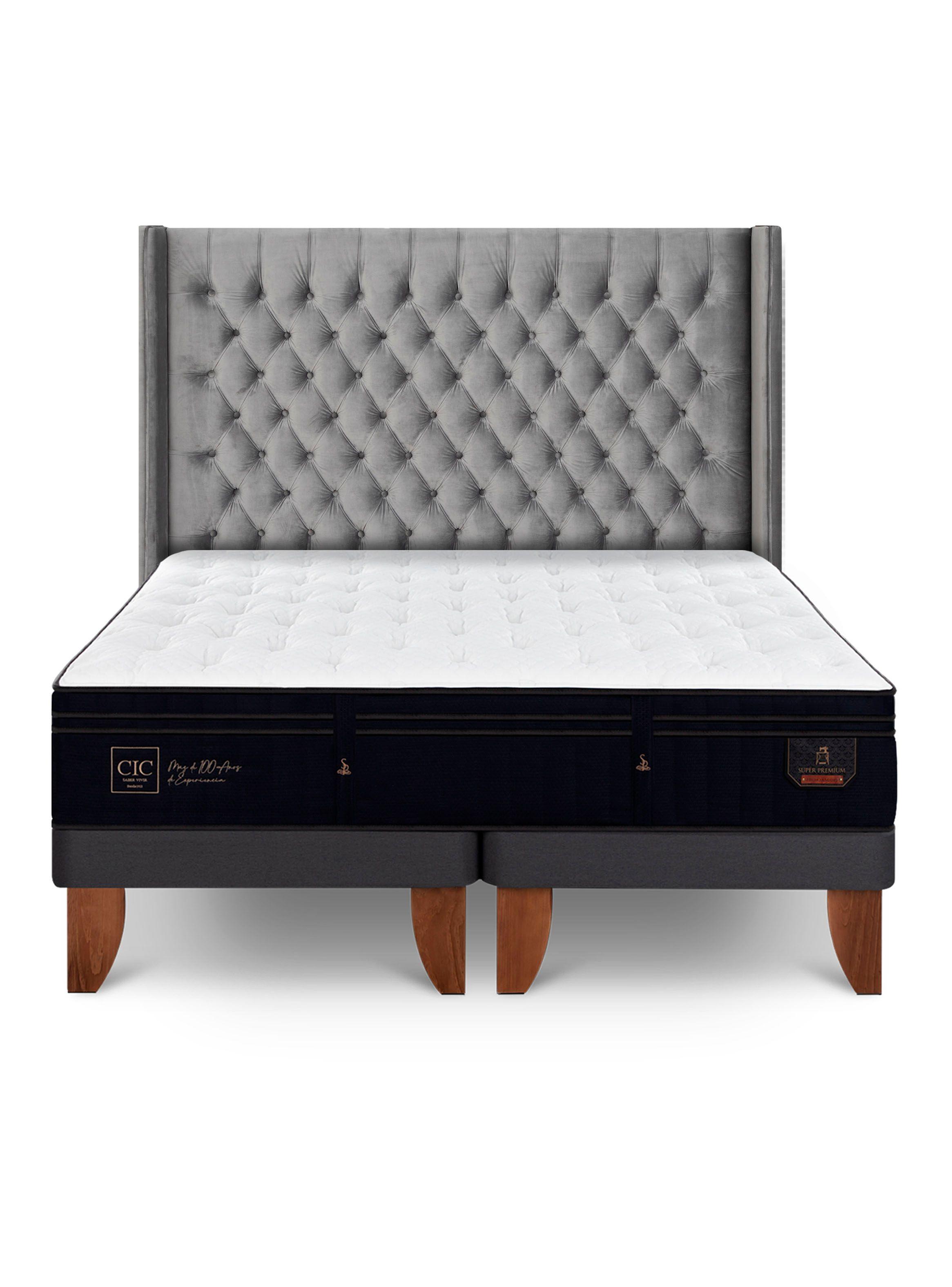 Cama Europea Super Premium King Respaldo Sesia-2