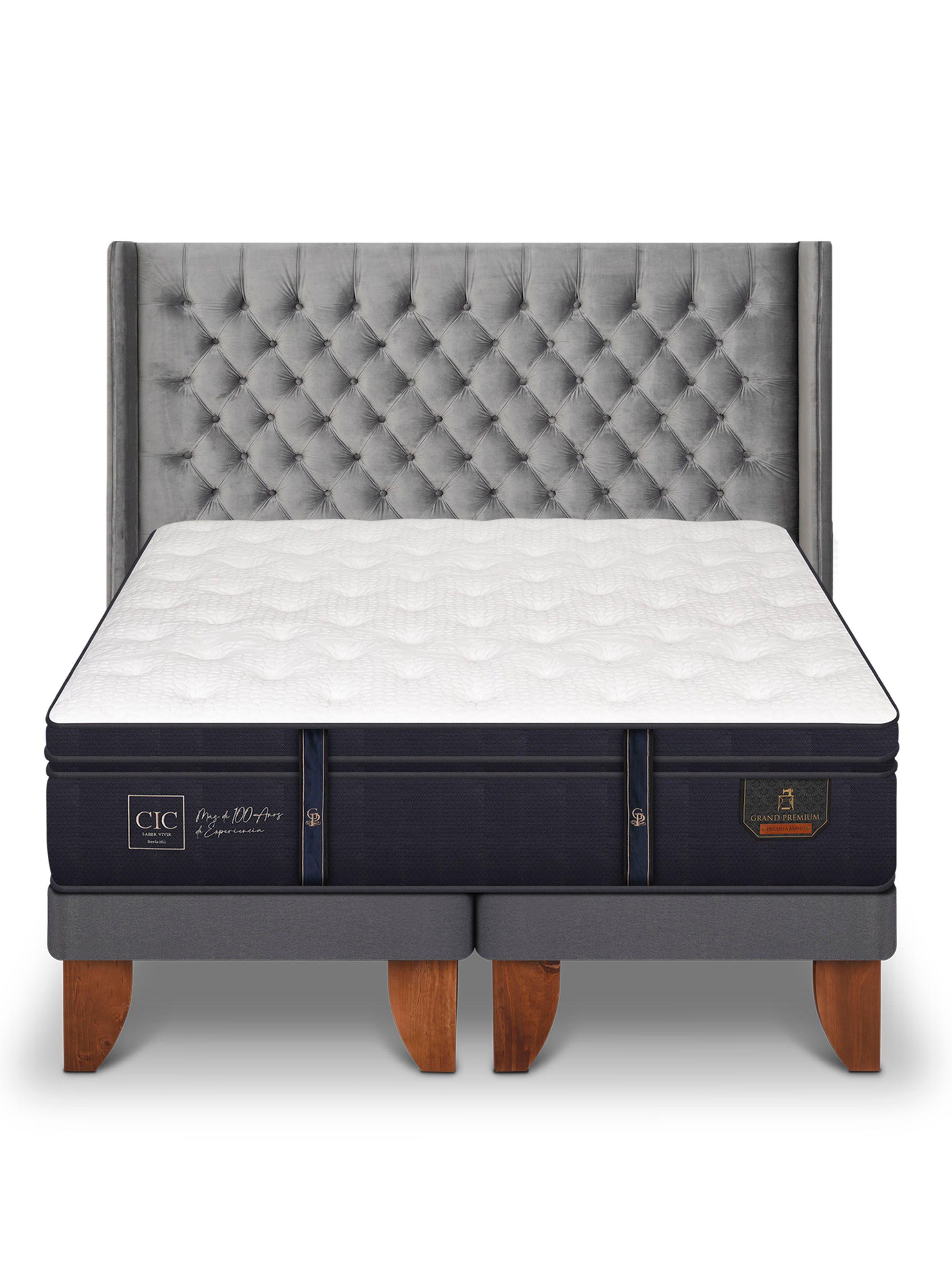 Cama Europea Grand Premium King Respaldo Sesia-2