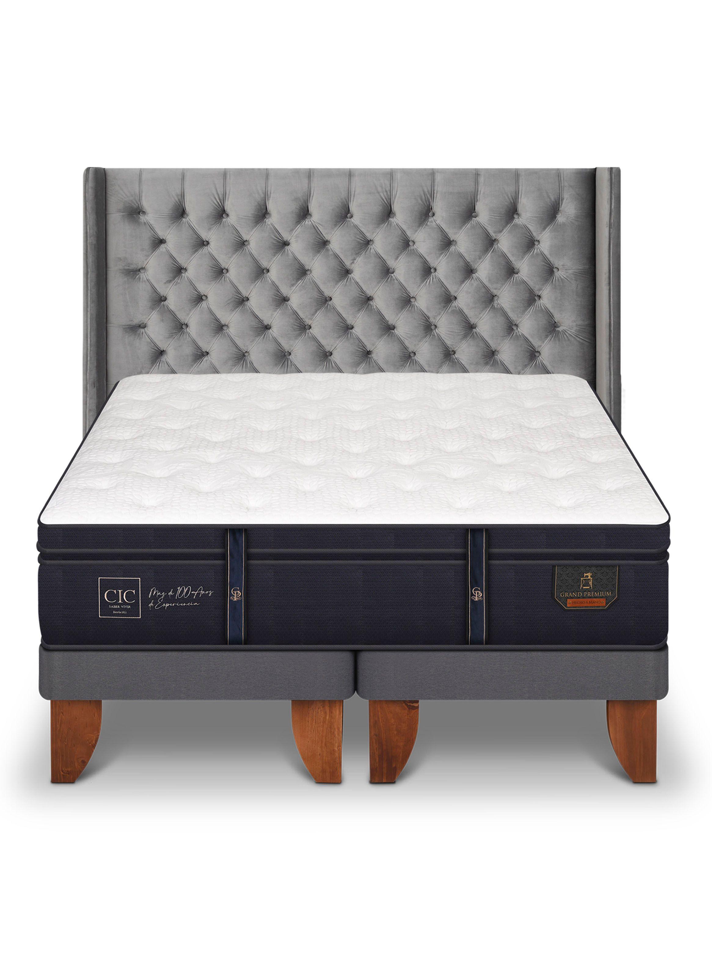 Cama Europea Grand Premium Súper King Respaldo Sesia-2