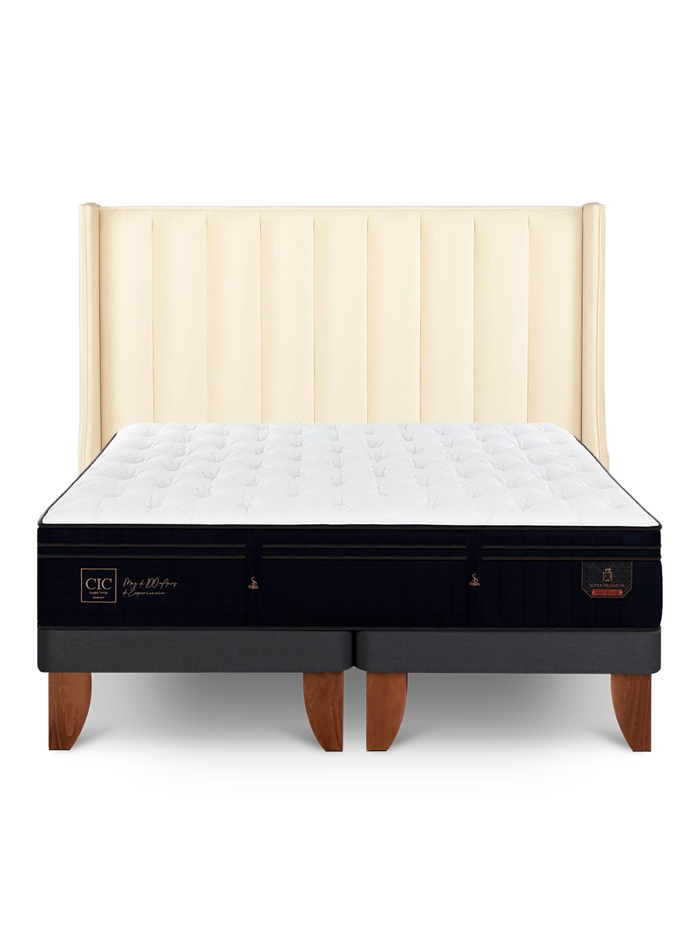 Cama Europea Super Premium King Respaldo Panaro-2