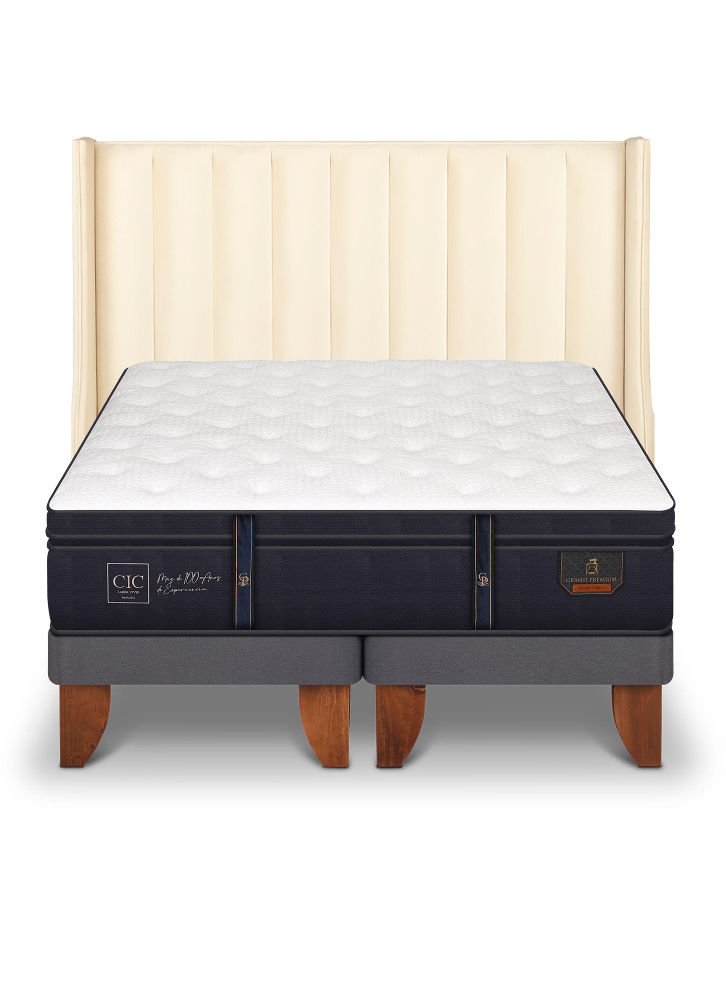 Cama Europea Grand Premium King Respaldo Panaro-2