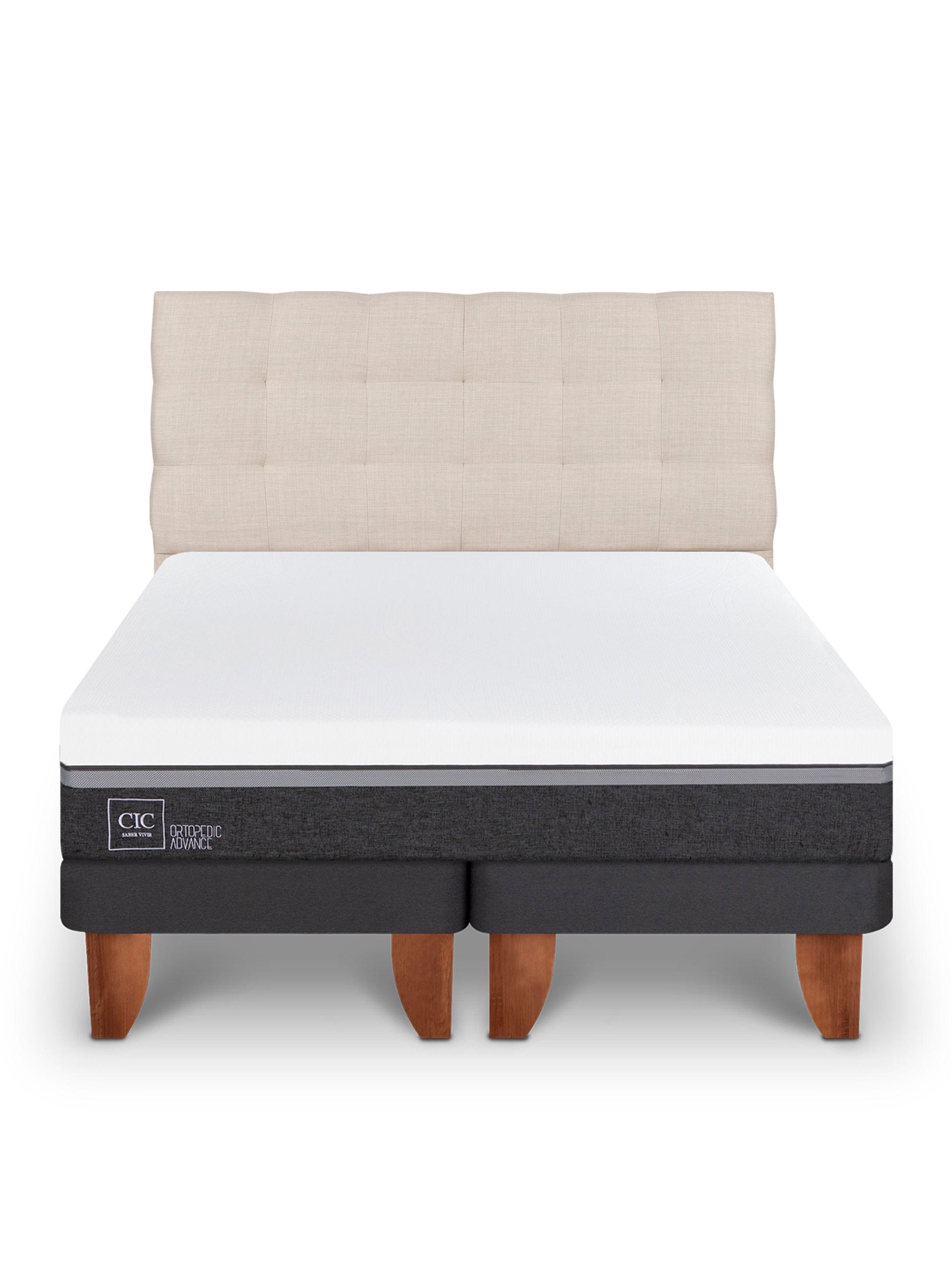 Cama Europea Ortopedic Advance 2 Plazas Base Dividida Respaldo Ebro-2