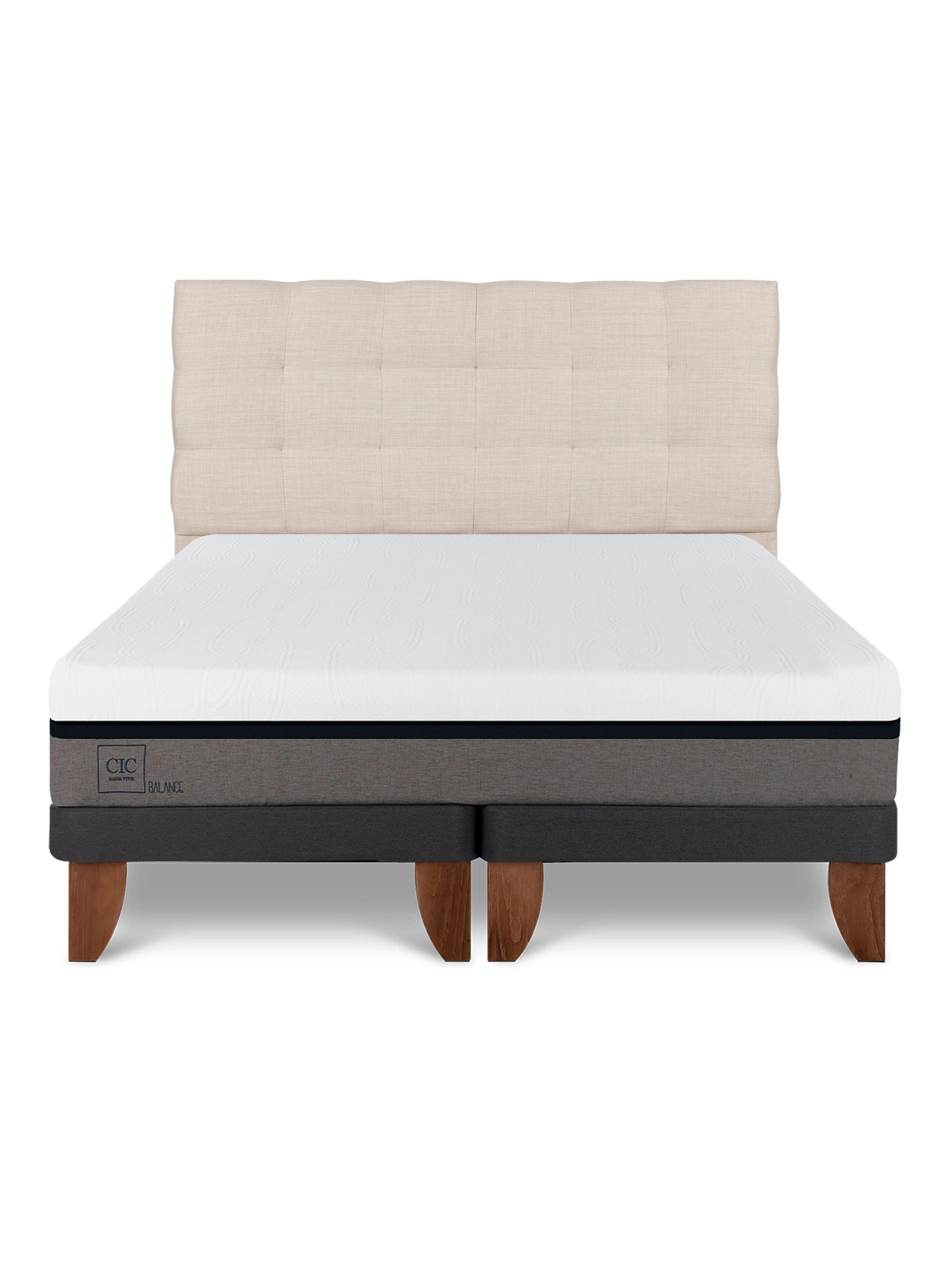 Cama Europea Balance Súper King Respaldo Ebro-2