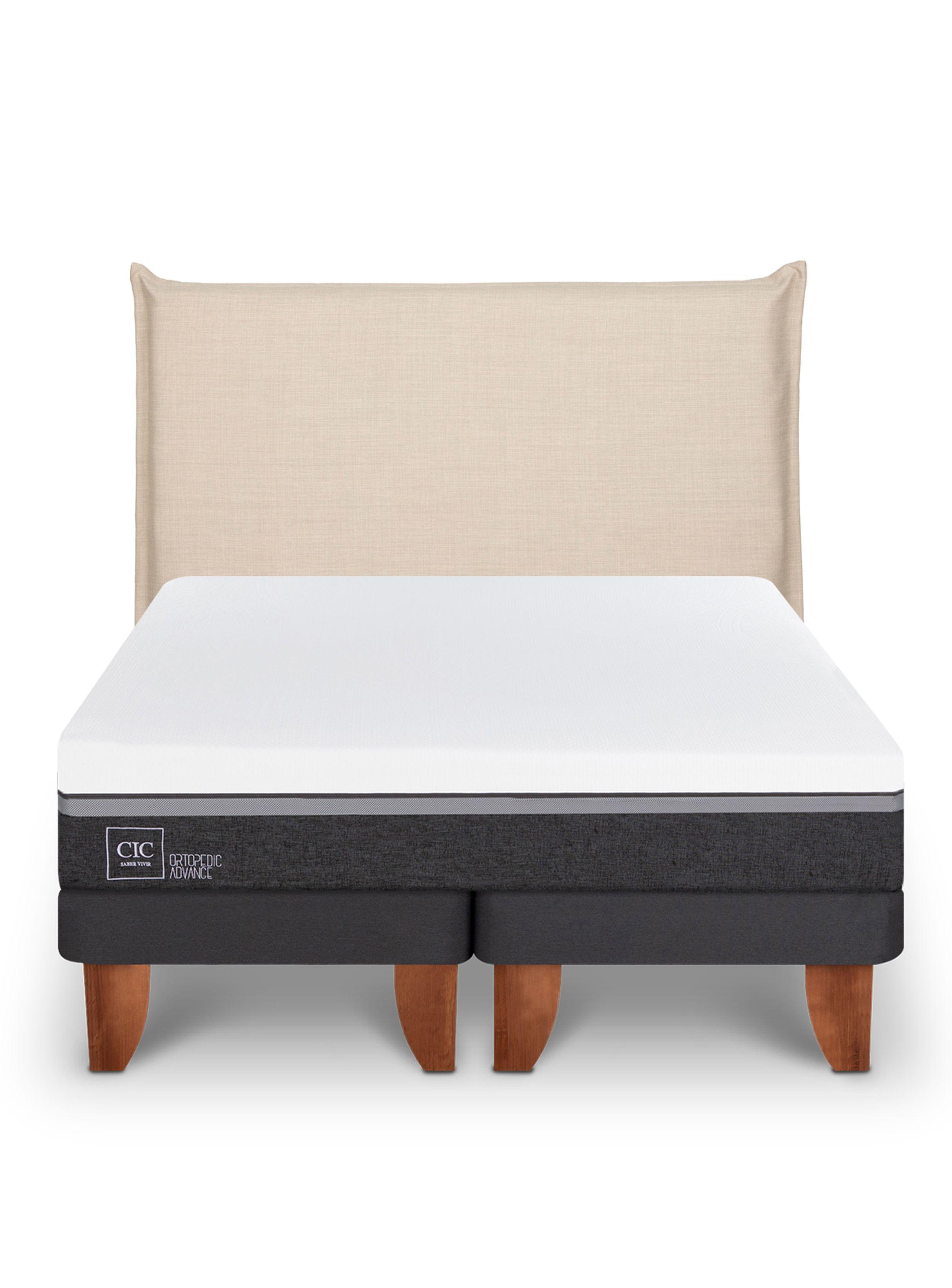 Cama Europea Ortopedic Advance 2 Plazas Base Dividida Respaldo Tíber-2