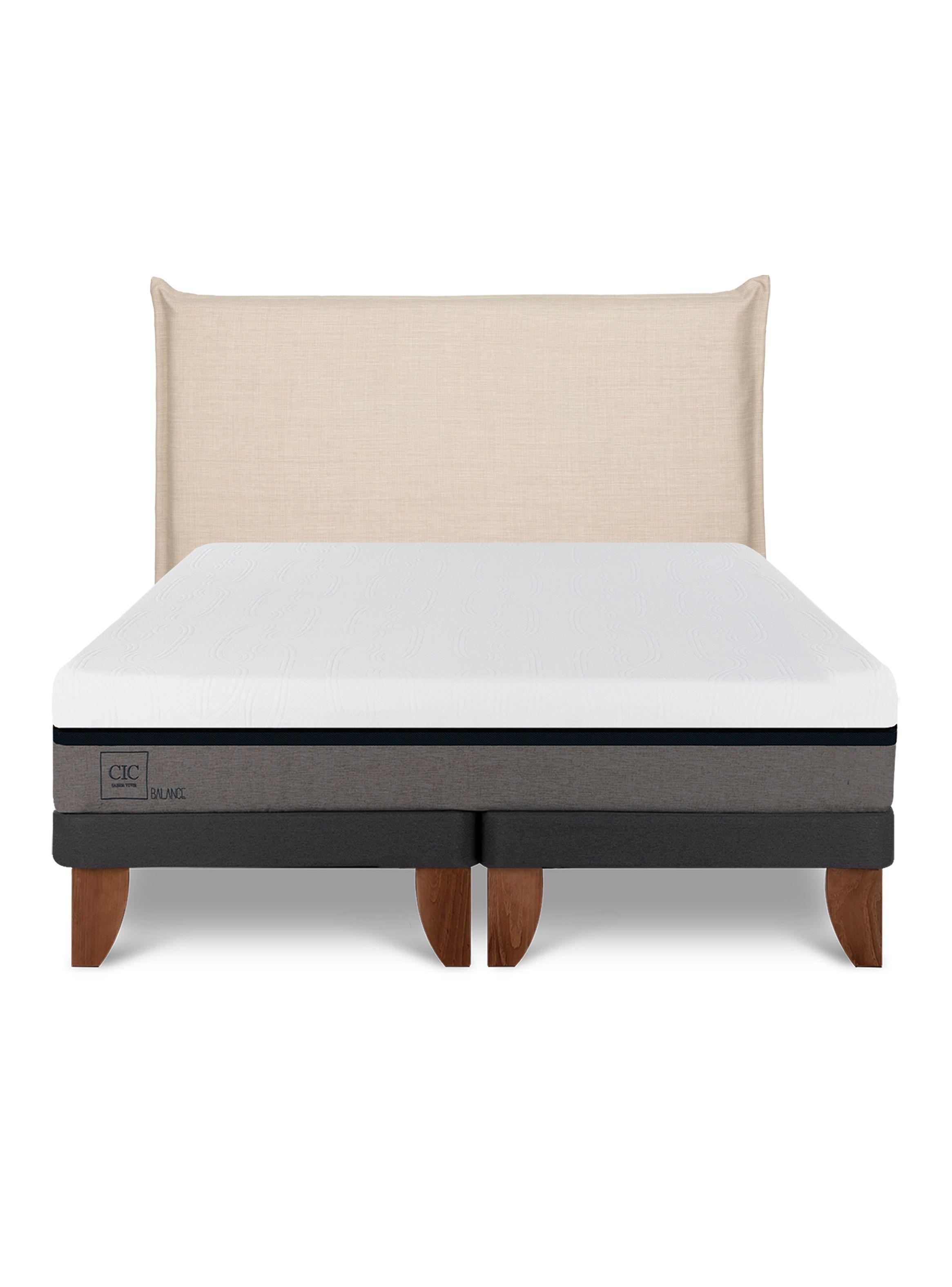 Cama Europea Balance King Respaldo Tíber-2