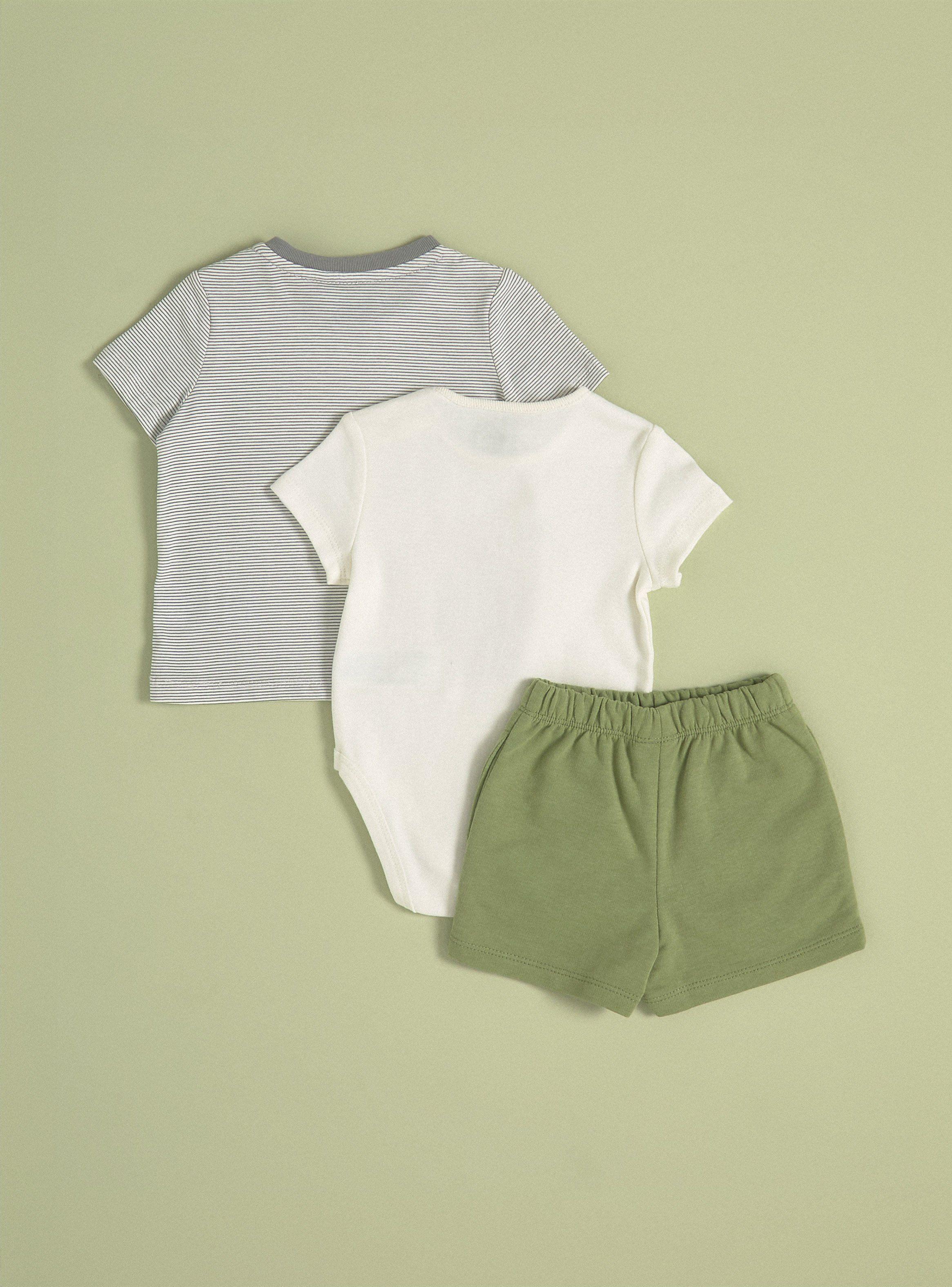 Conjunto de Body, Polera y Short-1
