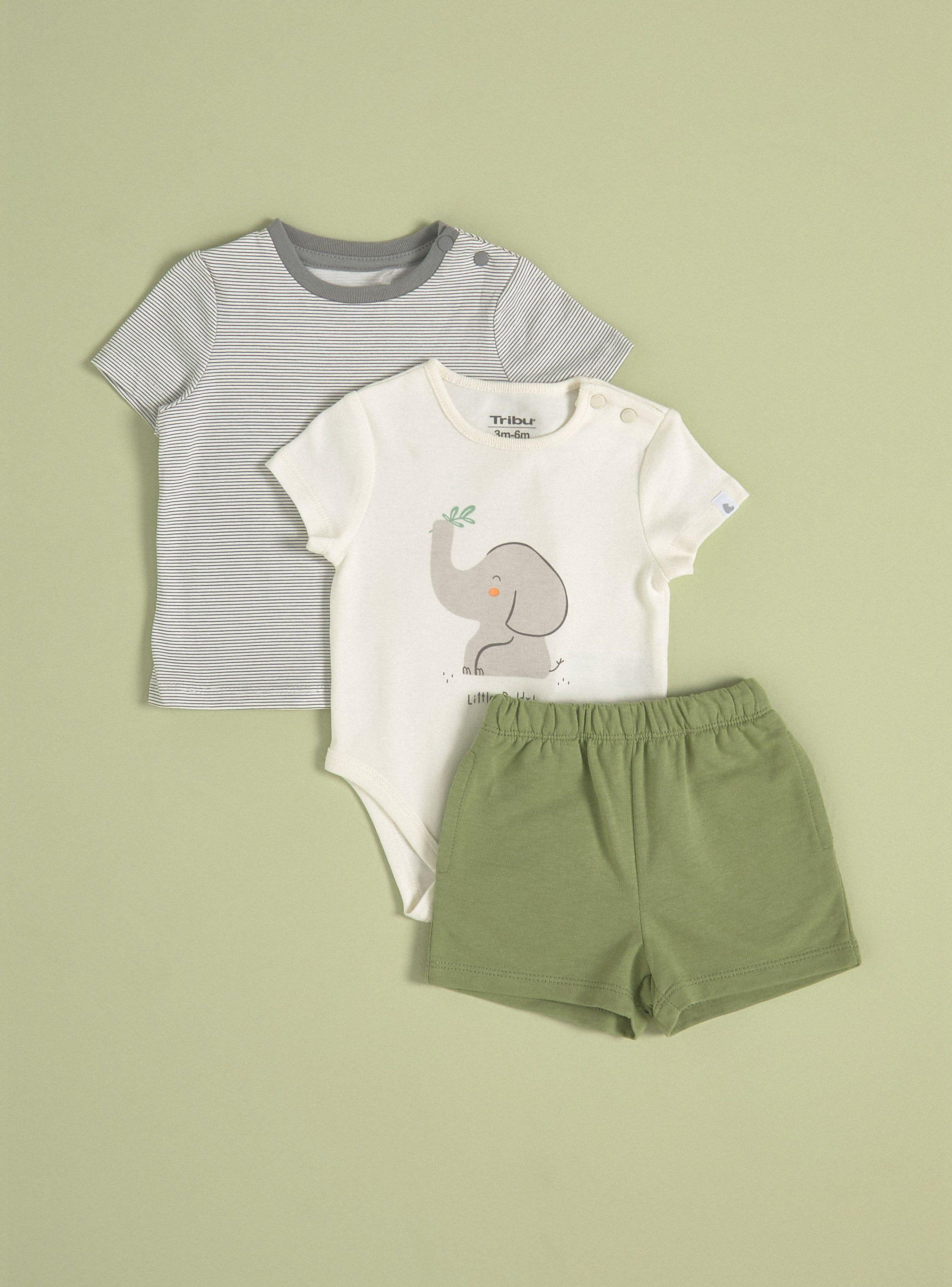 Conjunto de Body, Polera y Short-0