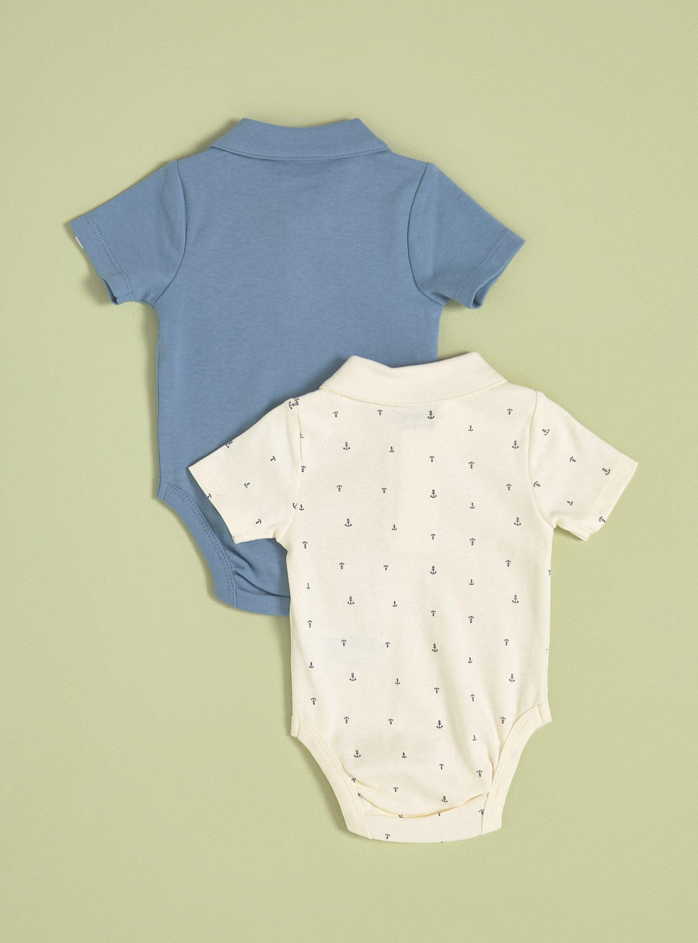 Conjunto de Dos Bodies con Cuello Camisero-1