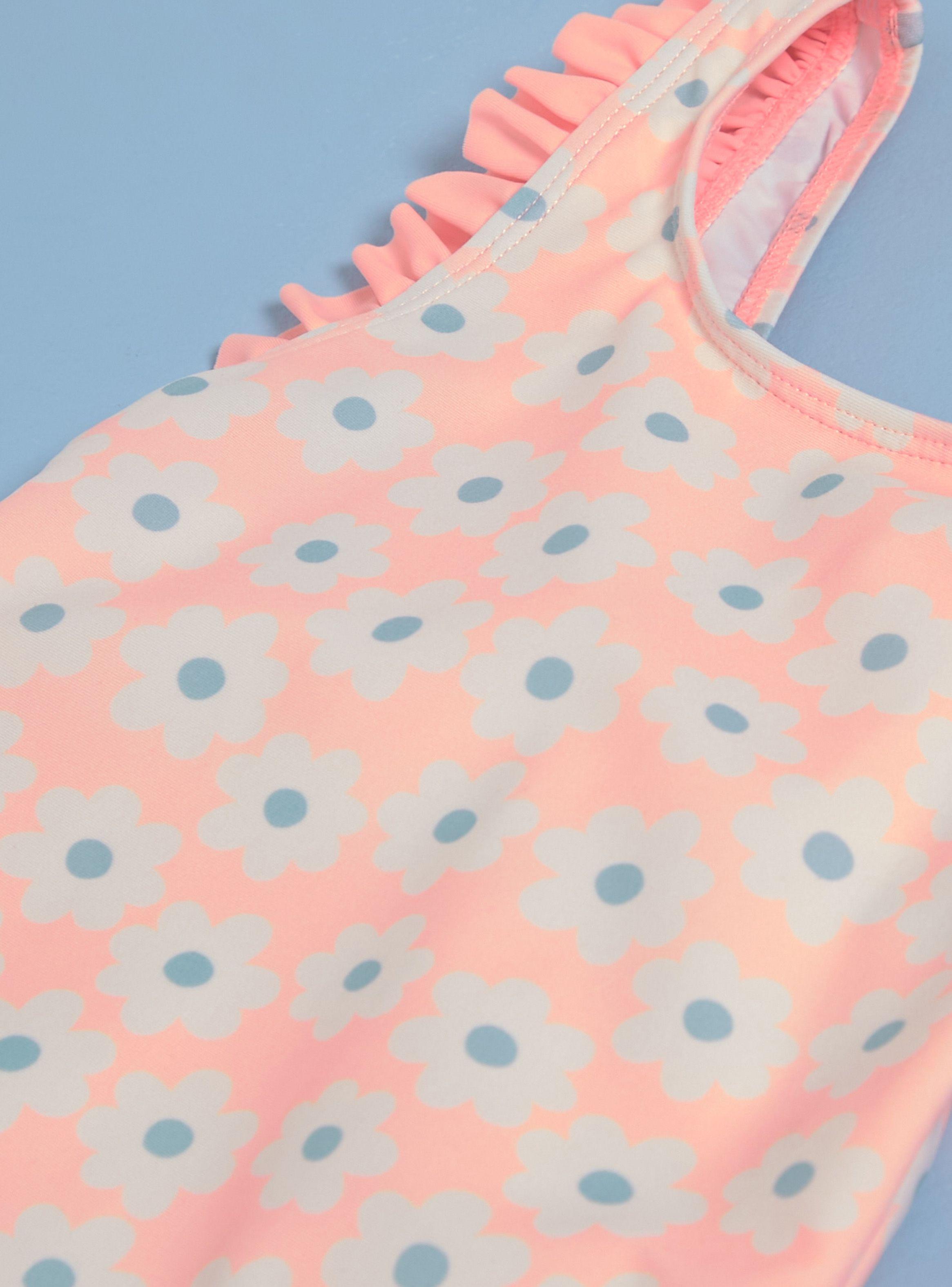 Traje de Baño Estampado con Vuelos-2
