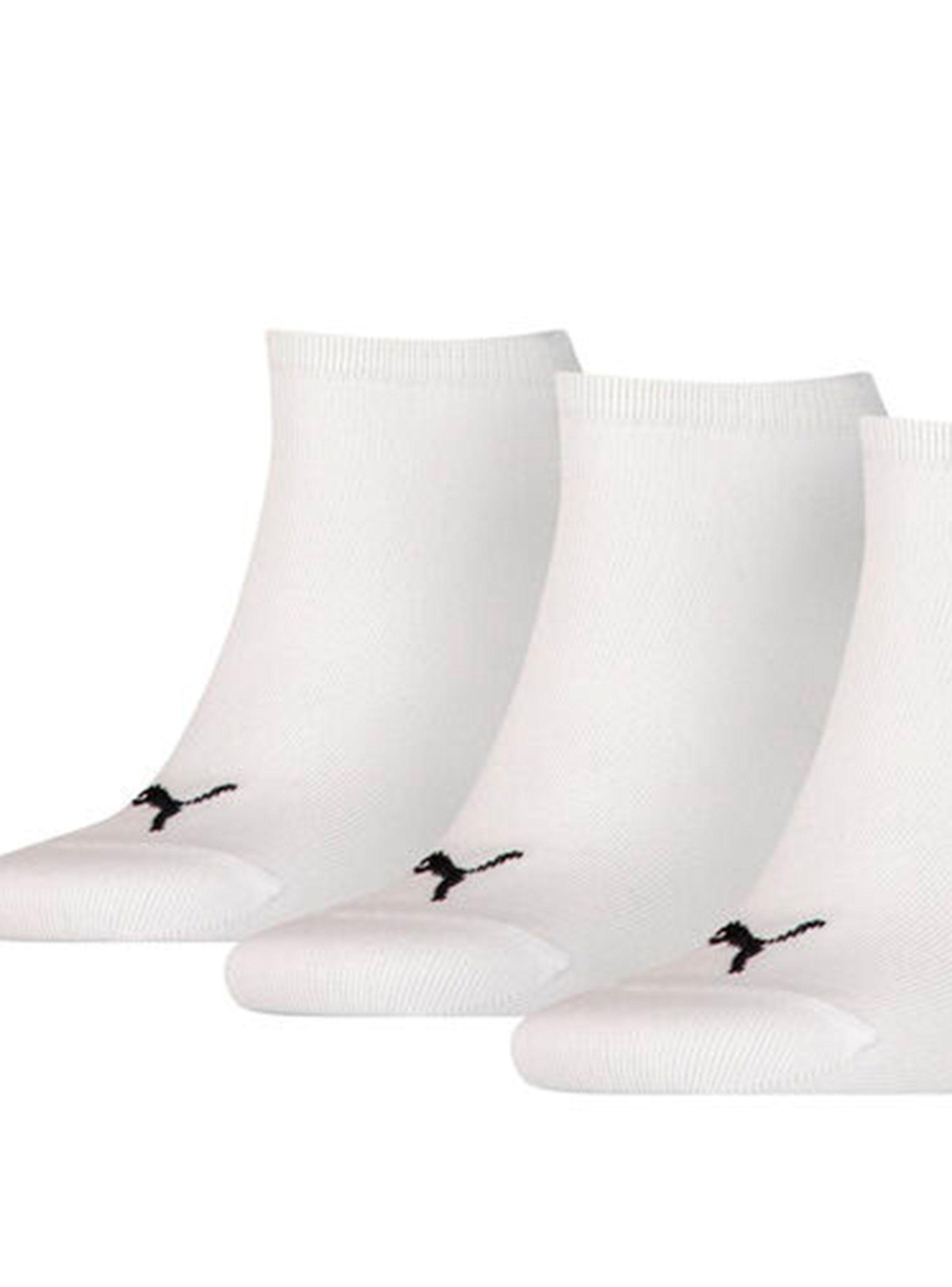 Calcetines Invisible Sneaker 3P Blanco Unisex-1