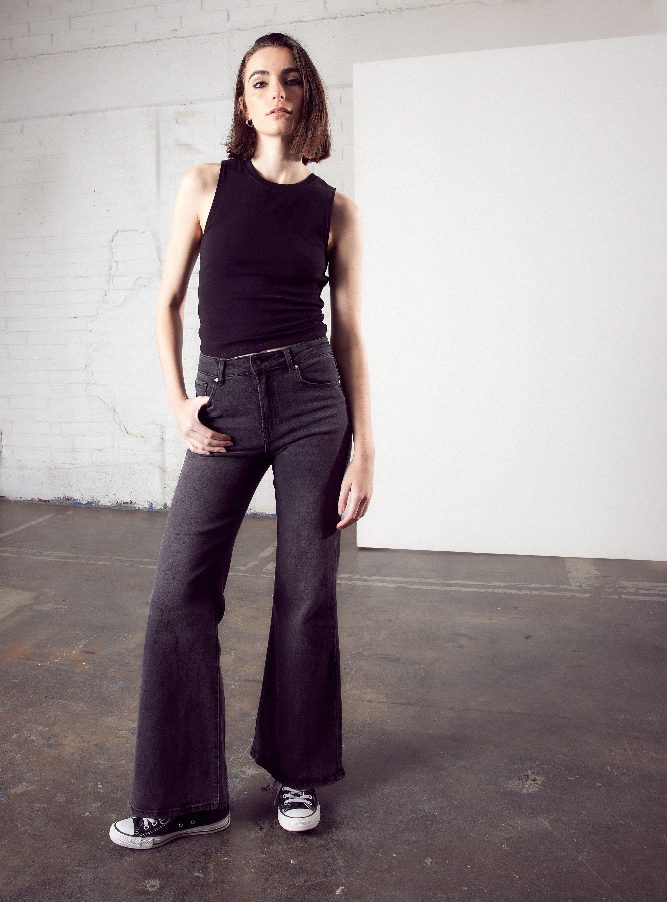 Jeans Flare Lavado-4
