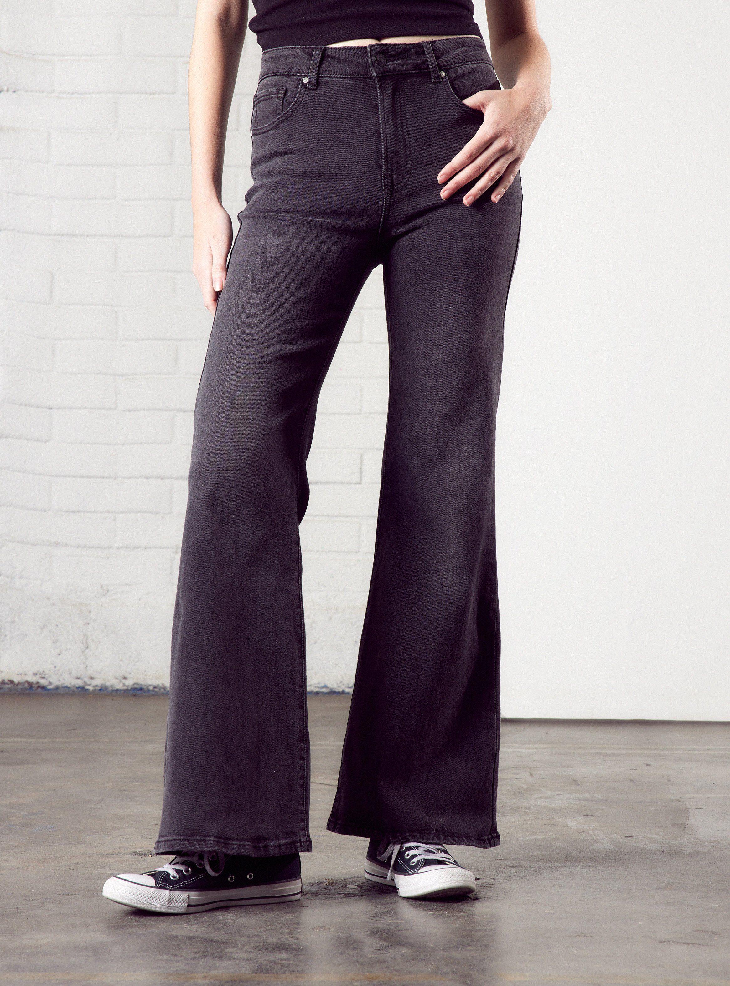 Jeans Flare Lavado-0