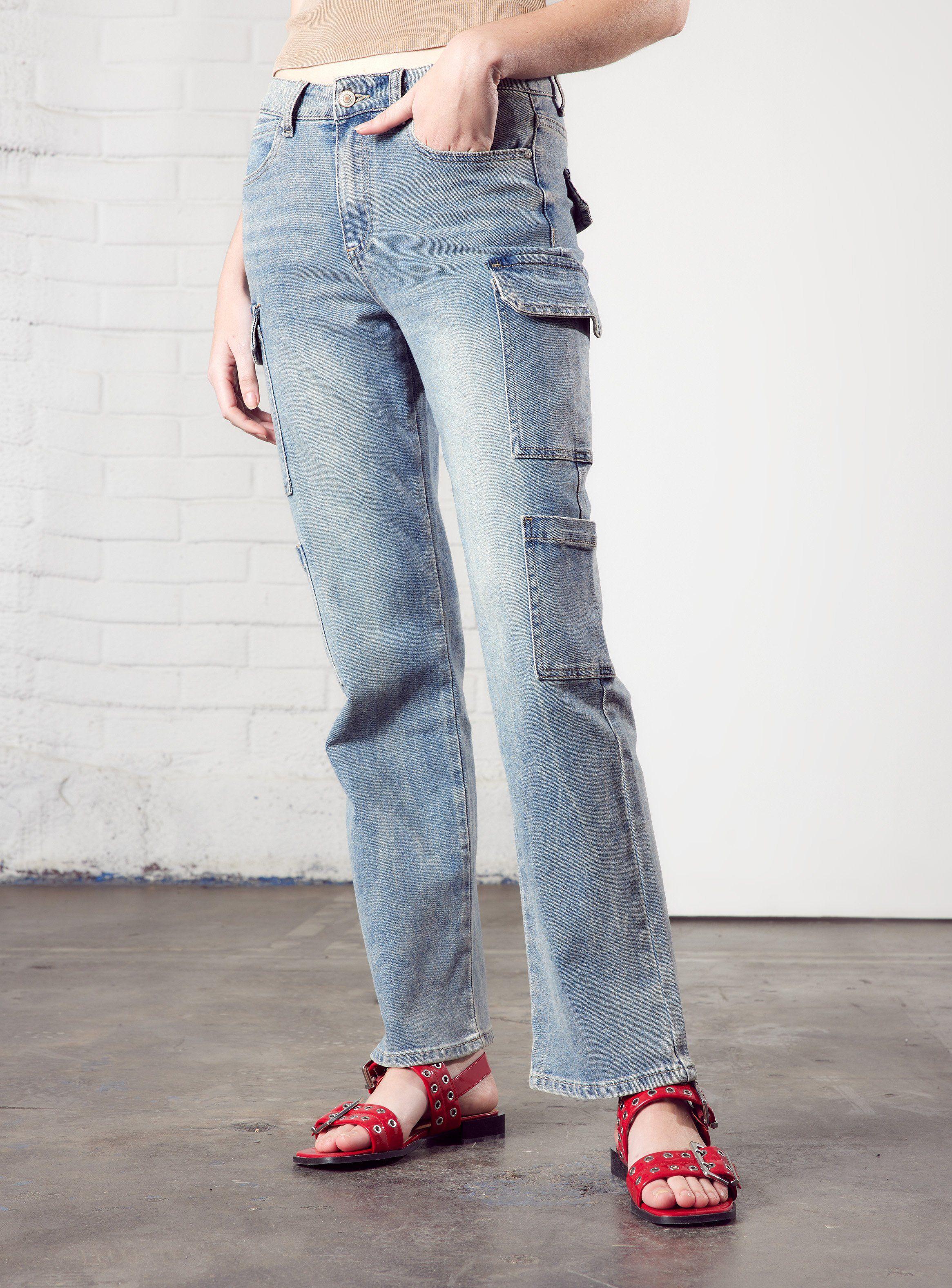 Jeans Cargo Lavado-0