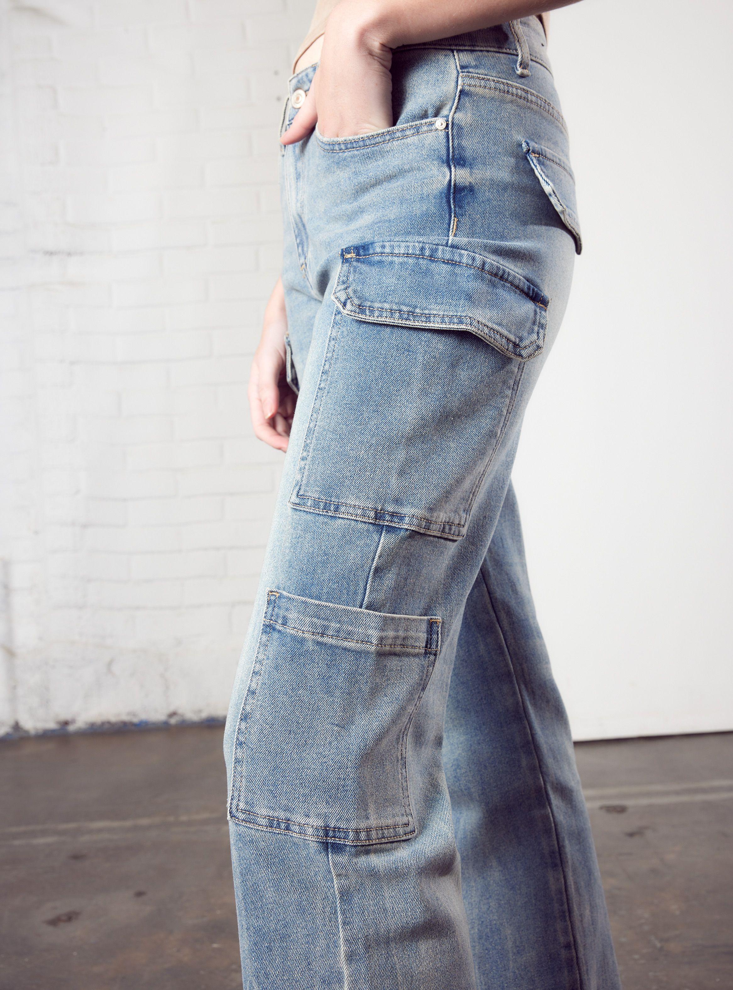 Jeans Cargo Lavado-2