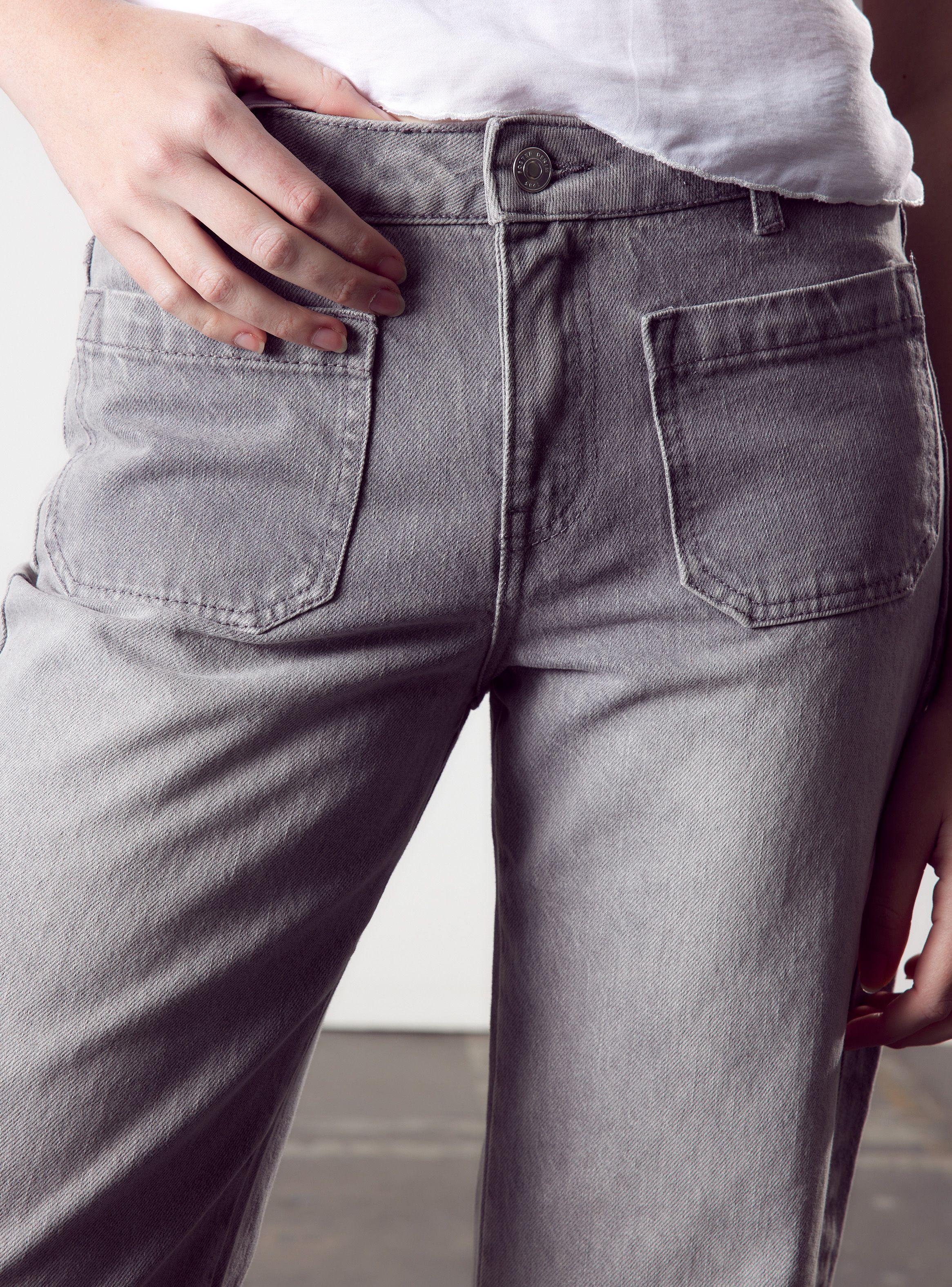 Jeans Wide Leg Bolsillos Frontales-2