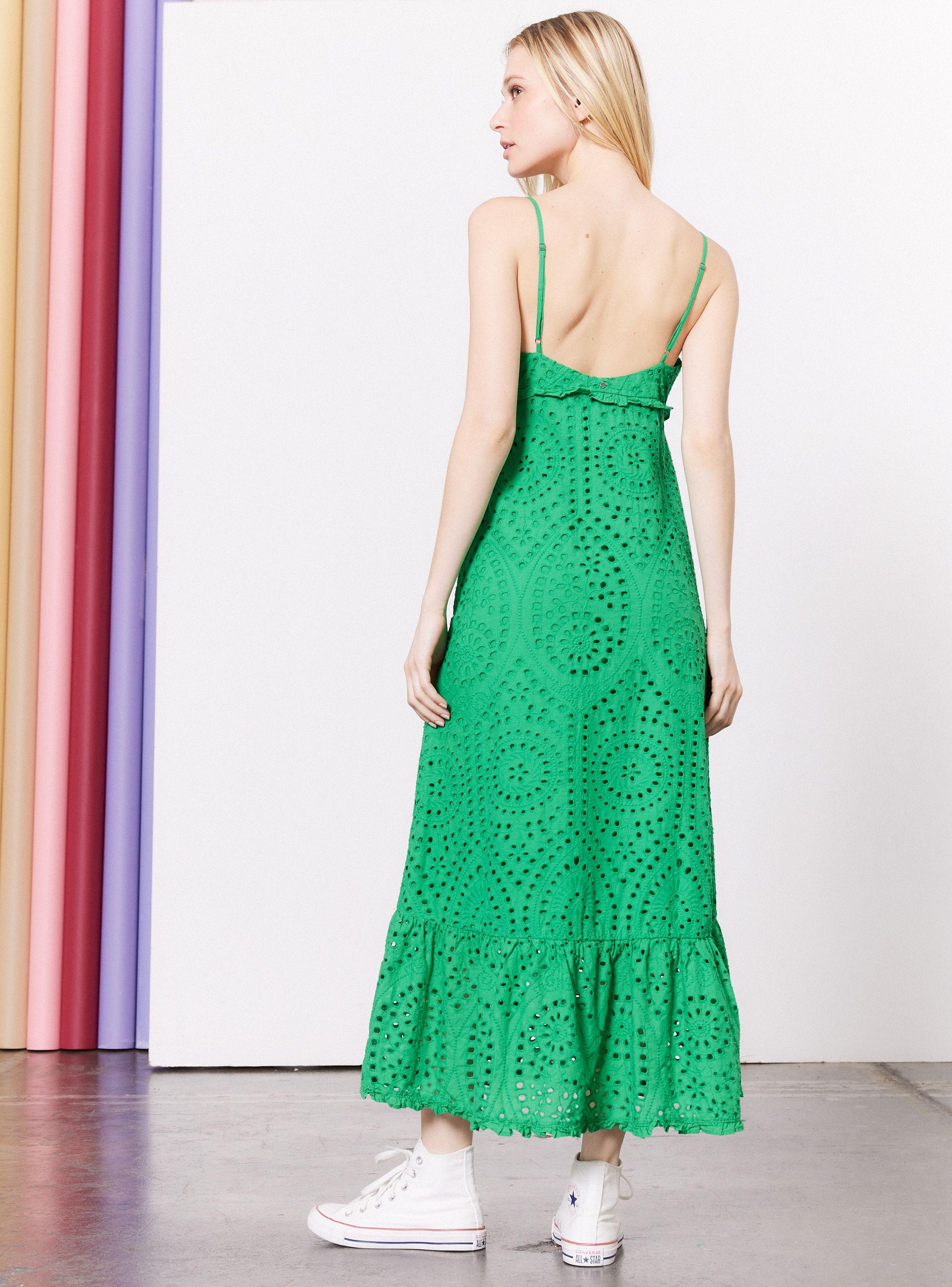 Vestido Broderie con Pabilos-5