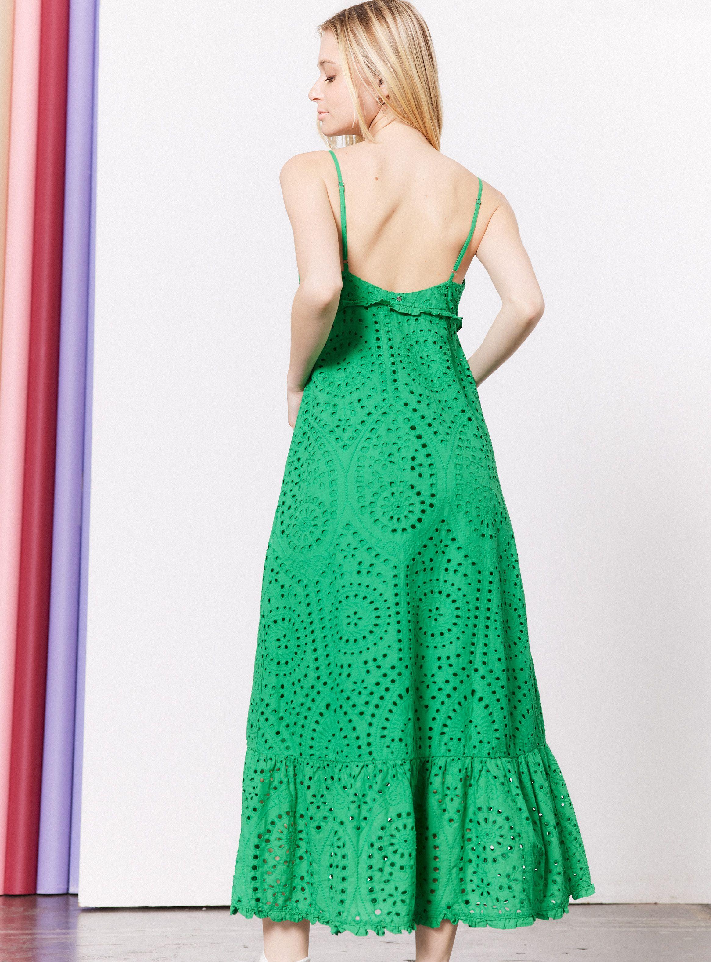 Vestido Broderie con Pabilos-1