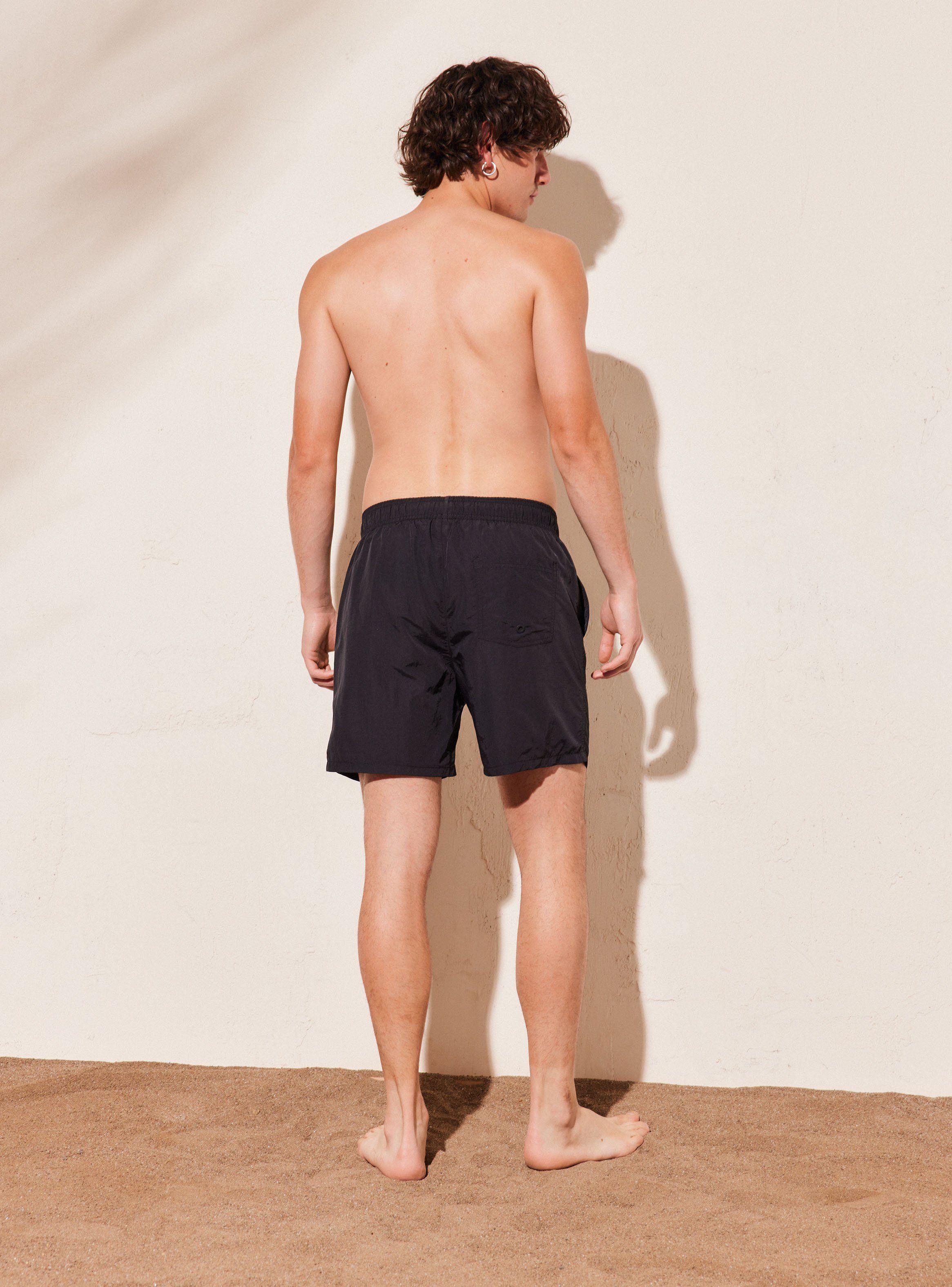 Traje de Baño Short Color Liso-5