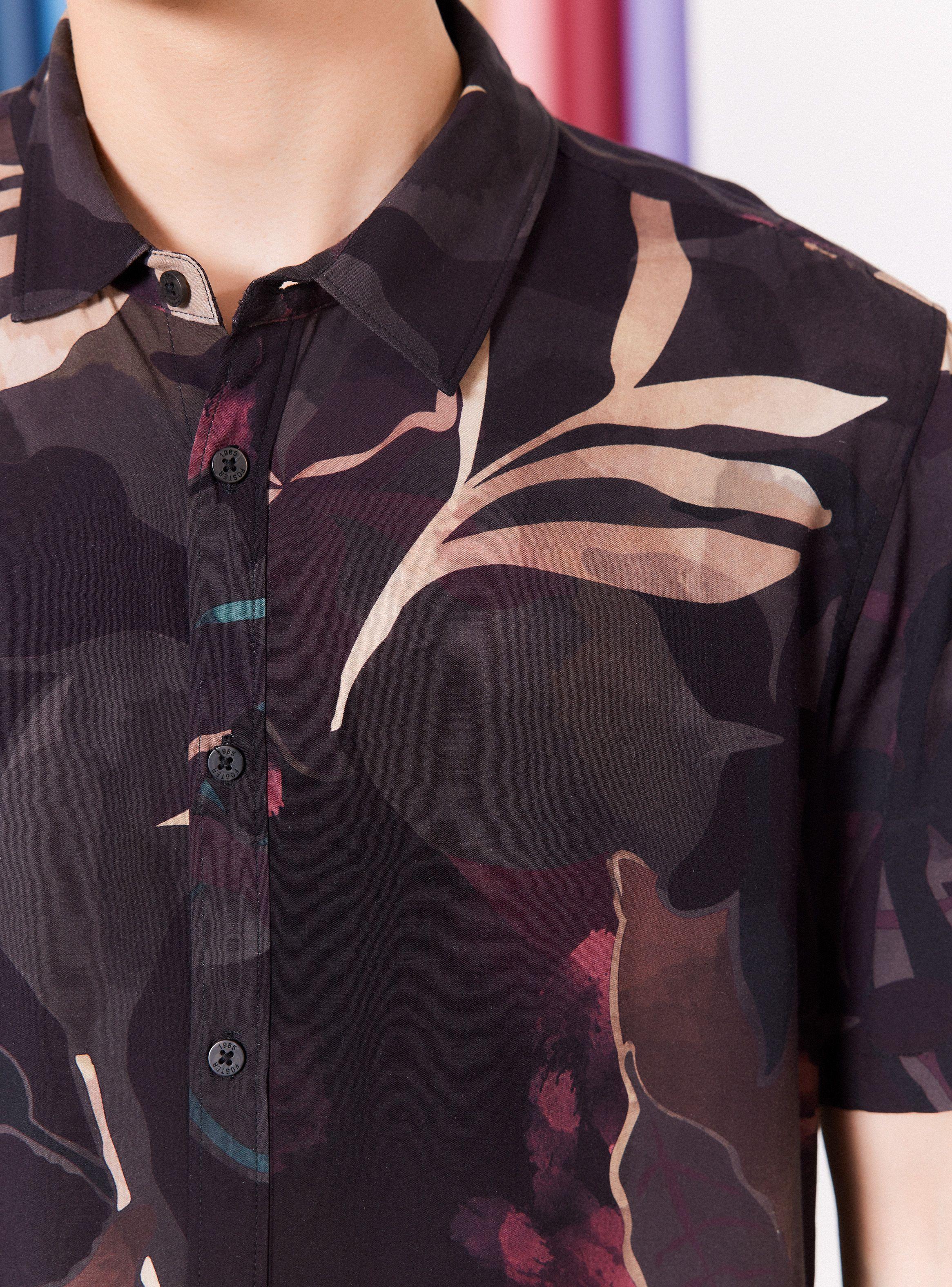 Camisa de Vestir Estampada-3