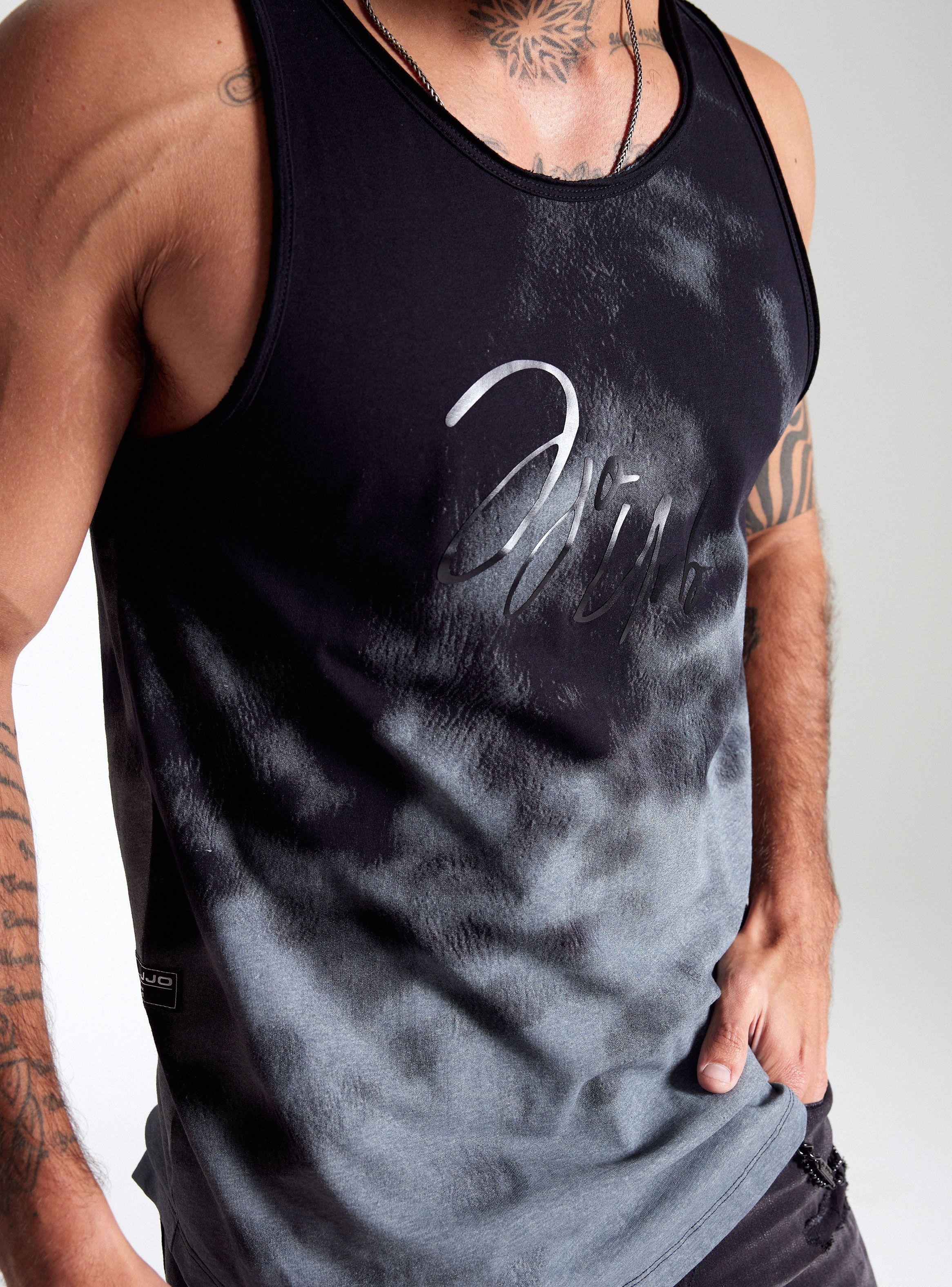Polera Tank Full Print Gradiente Long Fit-3