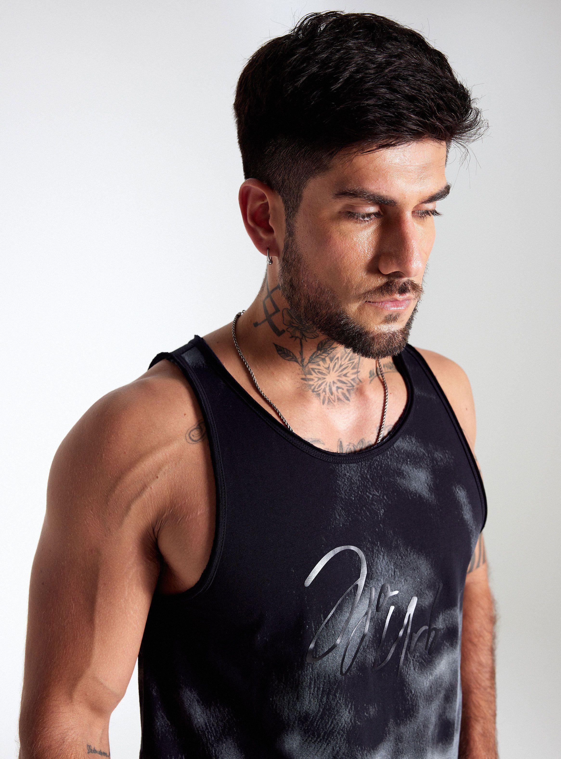 Polera Tank Full Print Gradiente Long Fit-2
