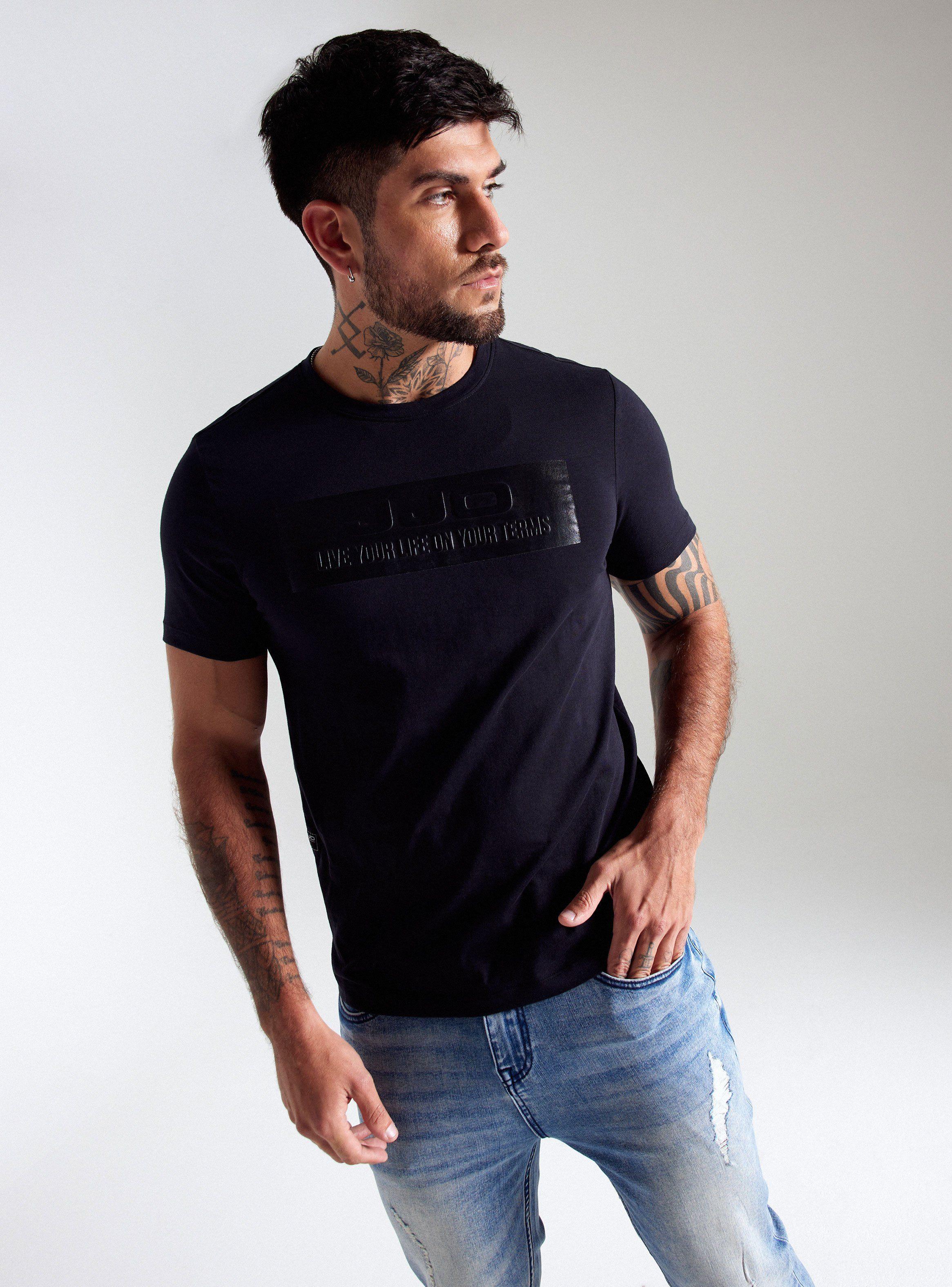 Polera Estampado Engomado Relieve-0