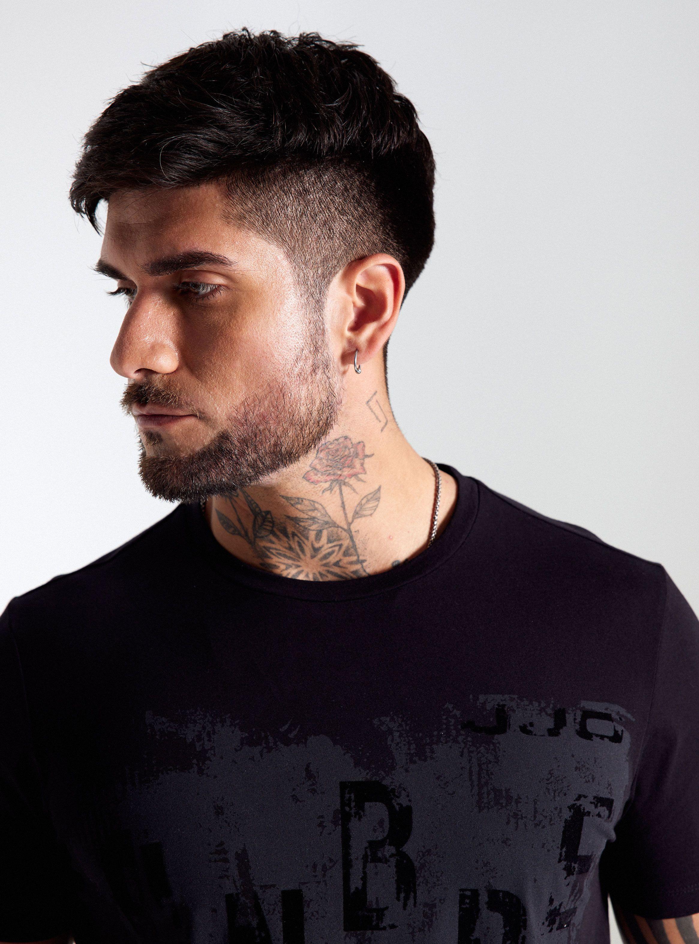 Polera Print Aplicación Flock-2