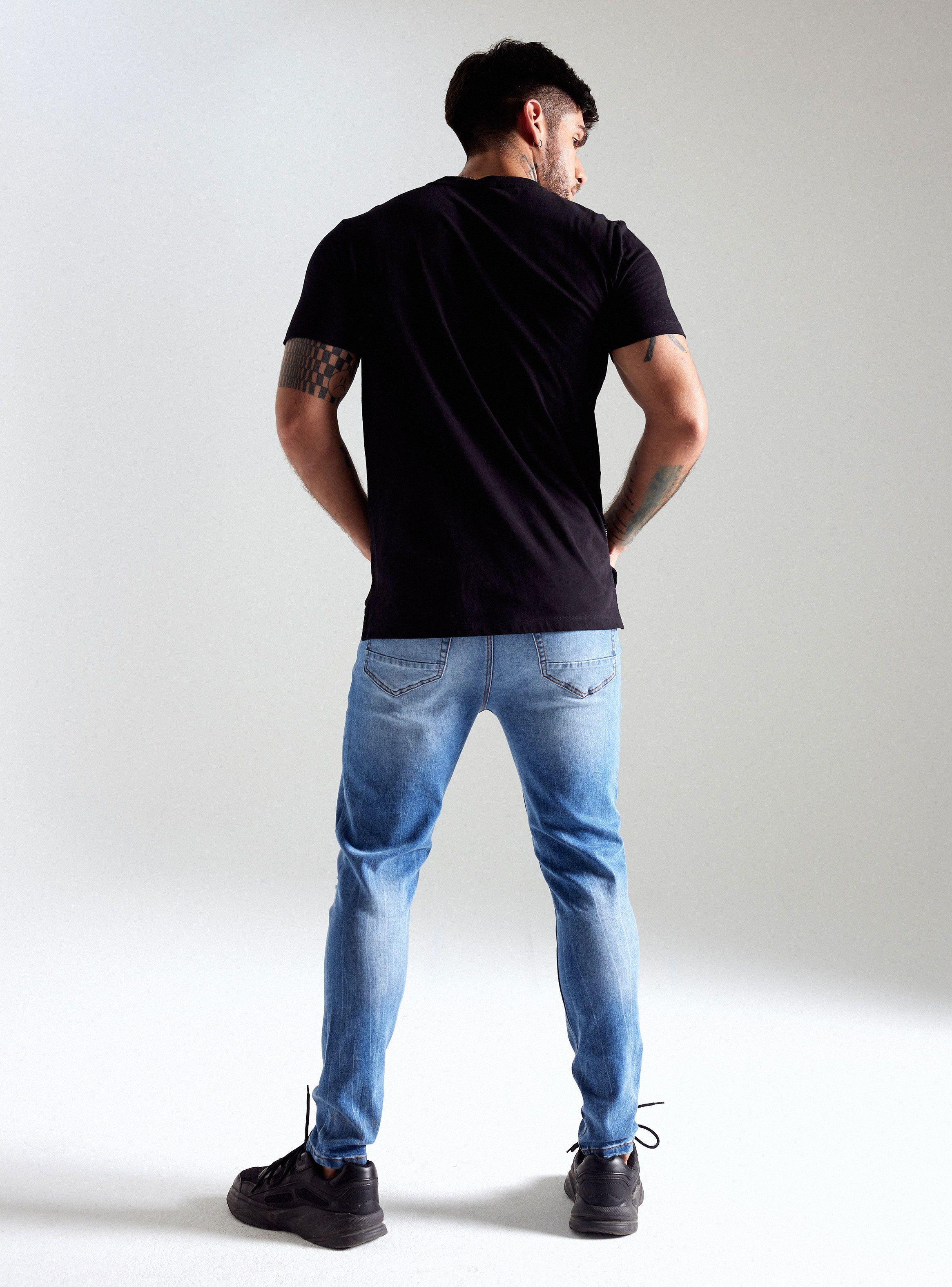 Polera Print Aplicación Flock-5