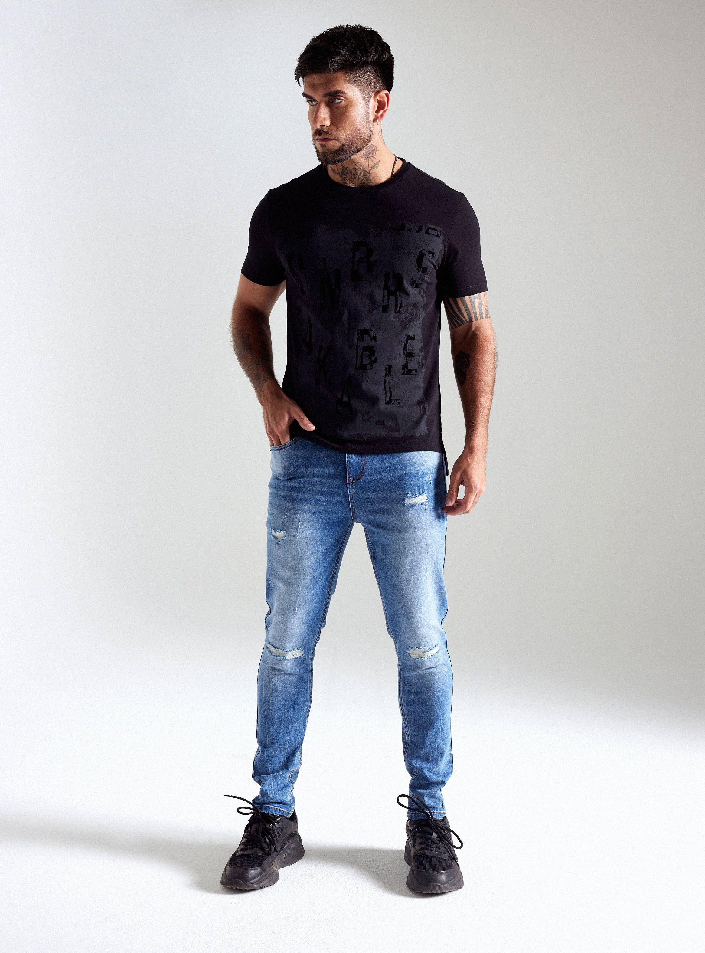 Polera Print Aplicación Flock-4