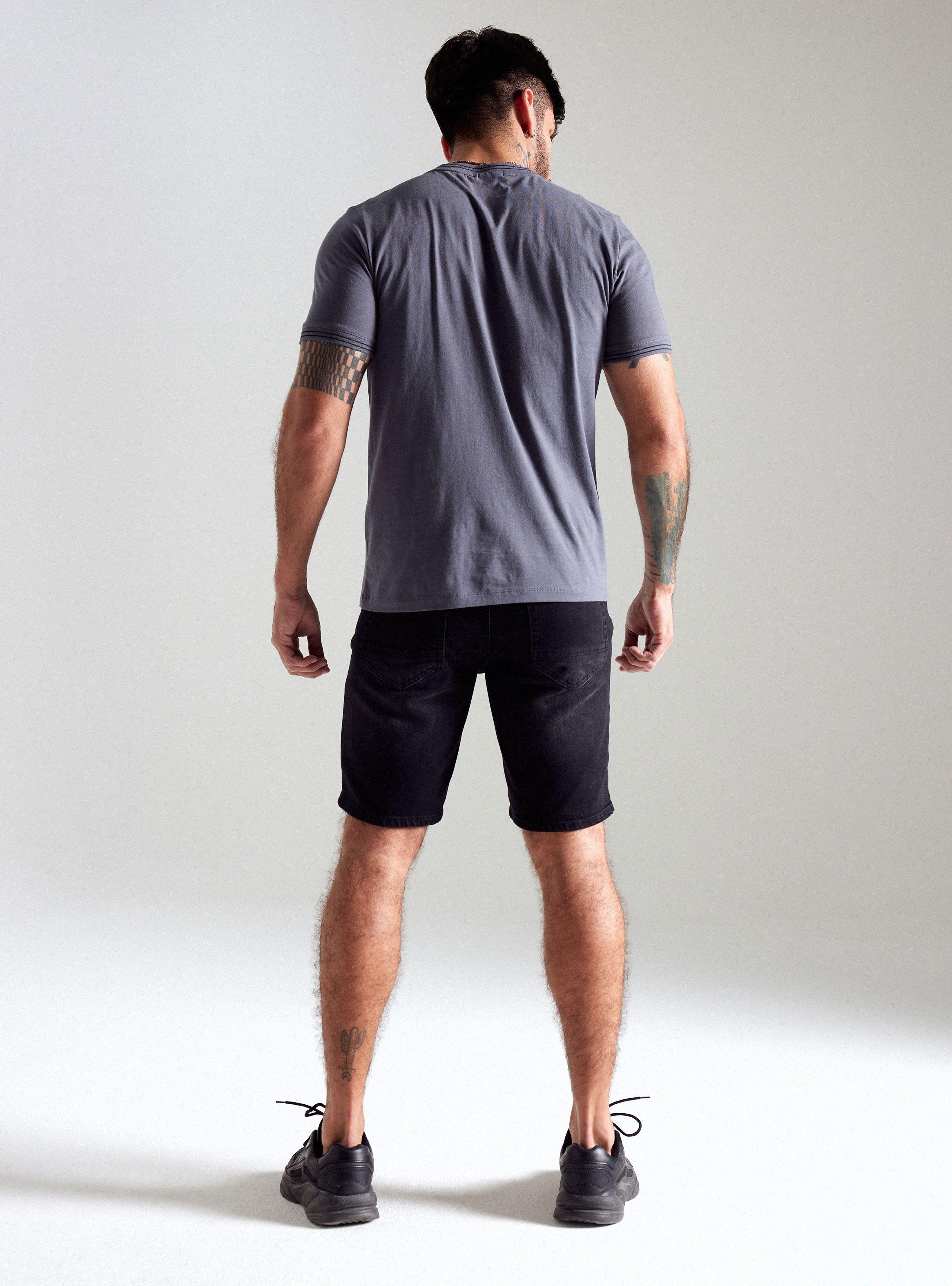 Short Desgastado Roturas Grandes-5