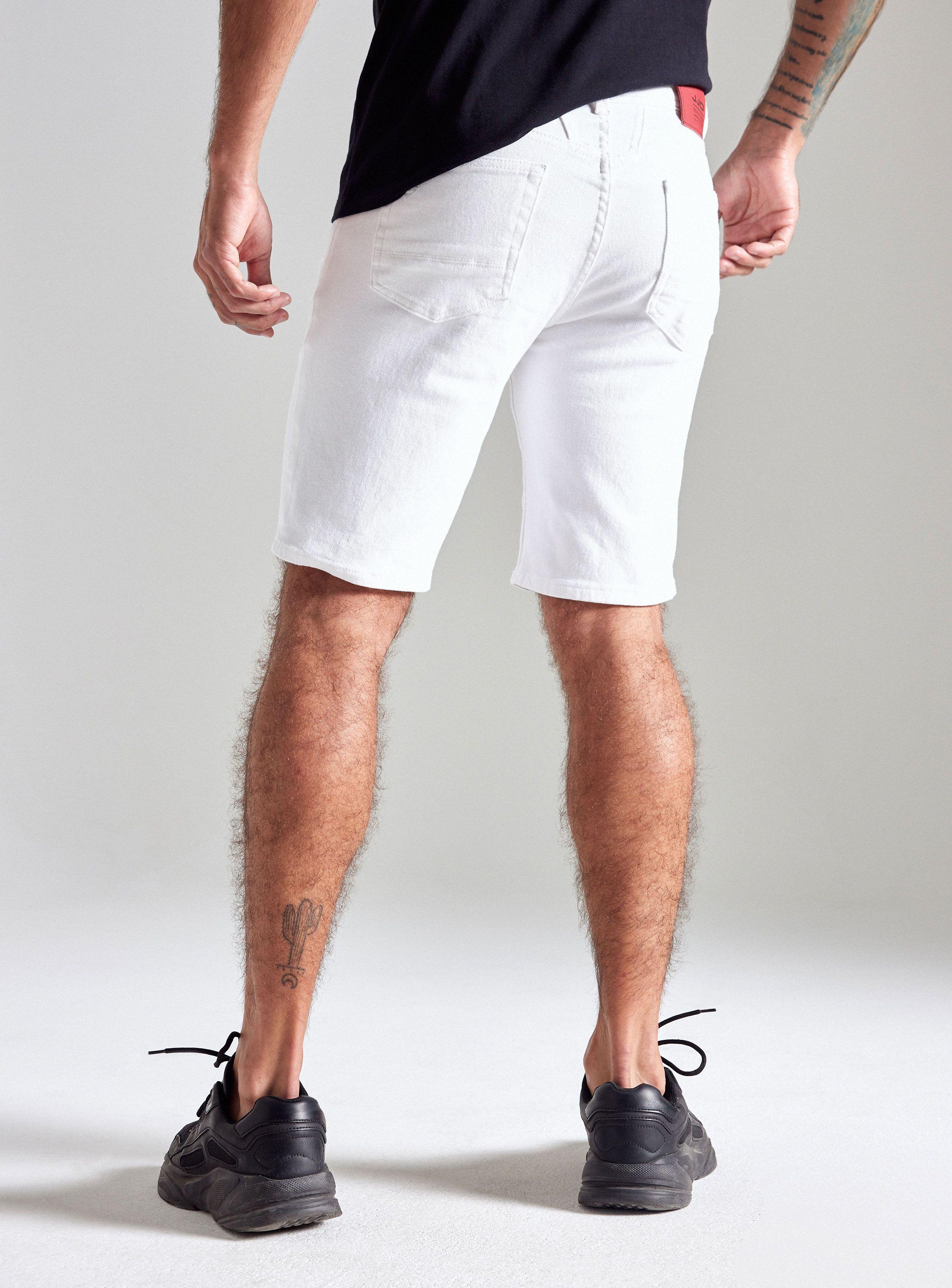 Short Desgastado Grandes Roturas-1