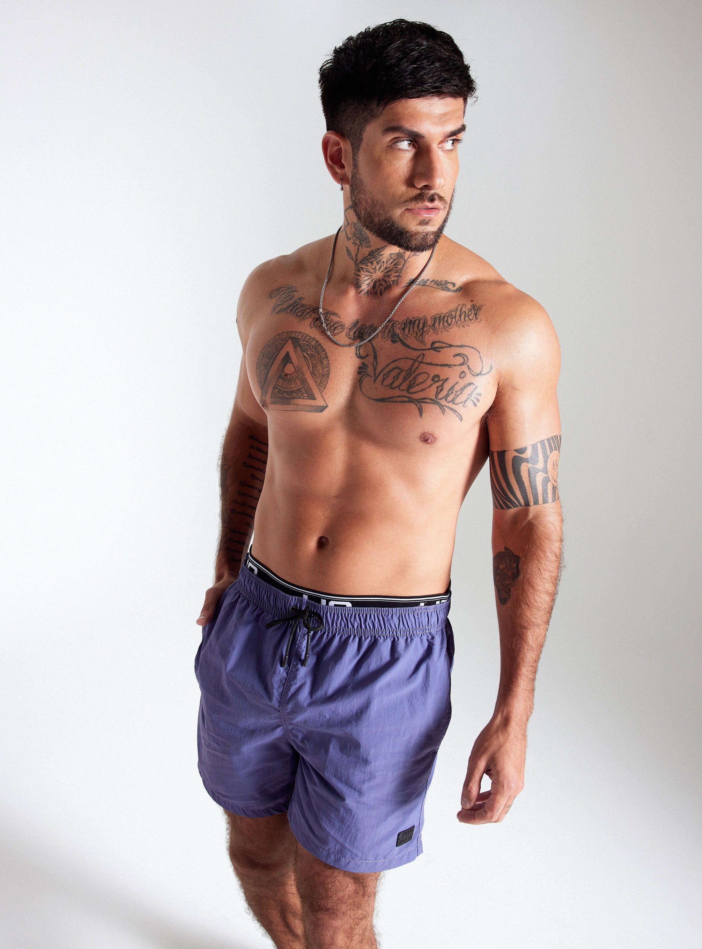 Traje de Baño Elástico Underwear Incluído-0